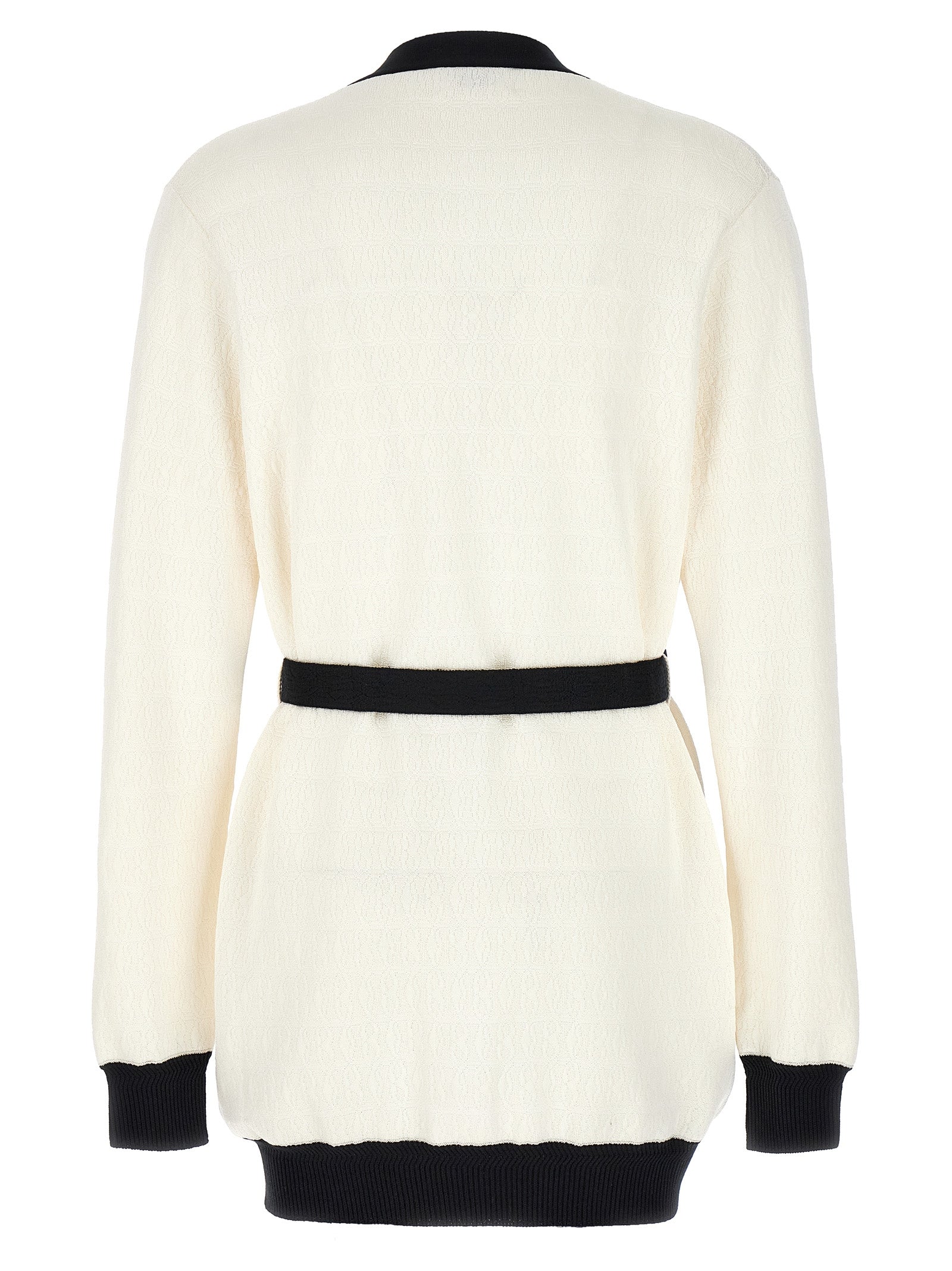 Bally Bicolor Viscose Women's Cardigan