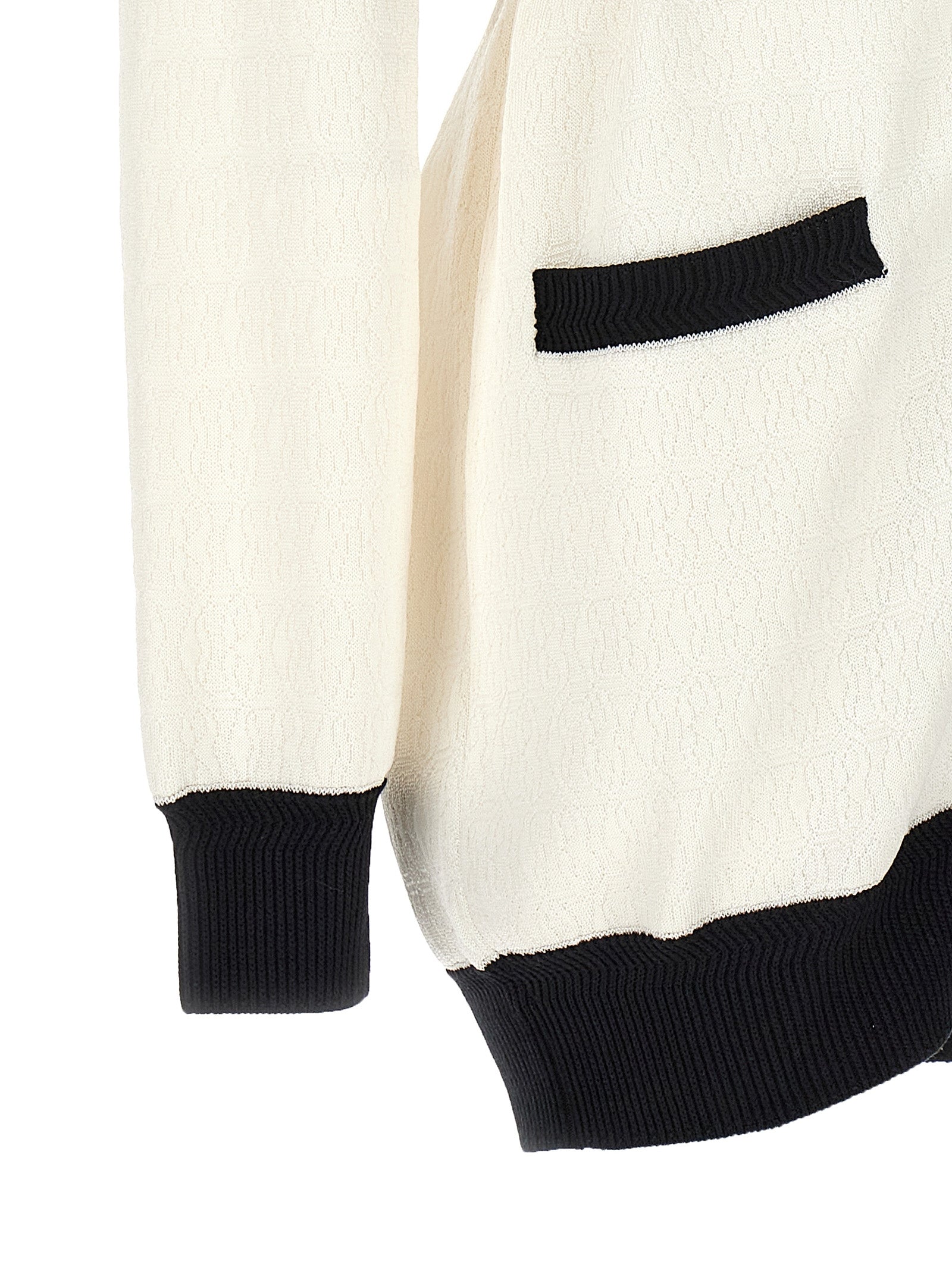 Bally Bicolor Viscose Women's Cardigan