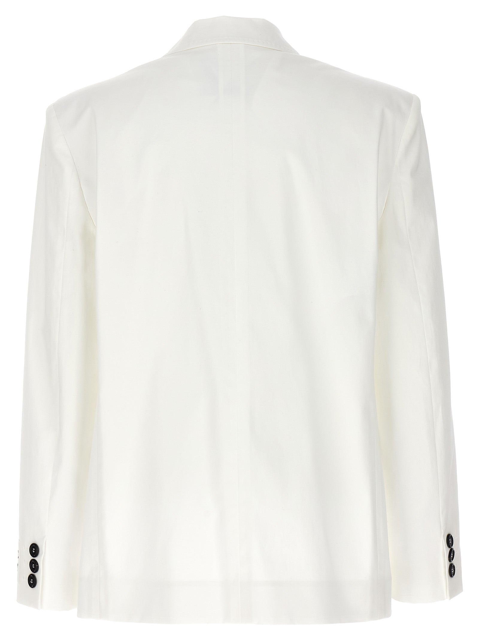 Moschino White Cotton Women's Blazer