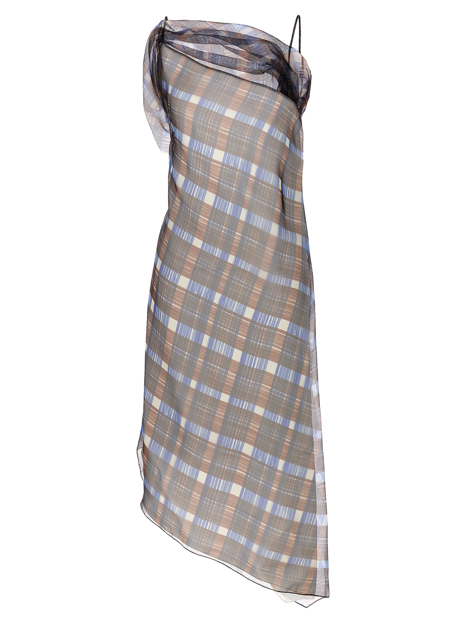Ferragamo Multicolor Polyester Midi Women's Dress