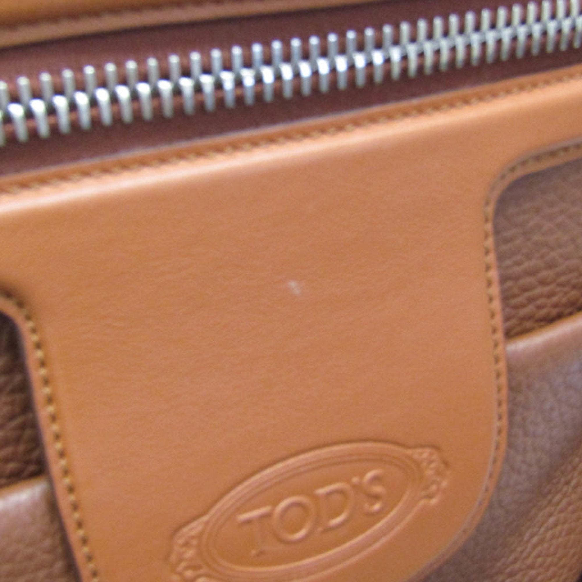 Tod's Brown Leather Tote Bag (Pre-Owned)