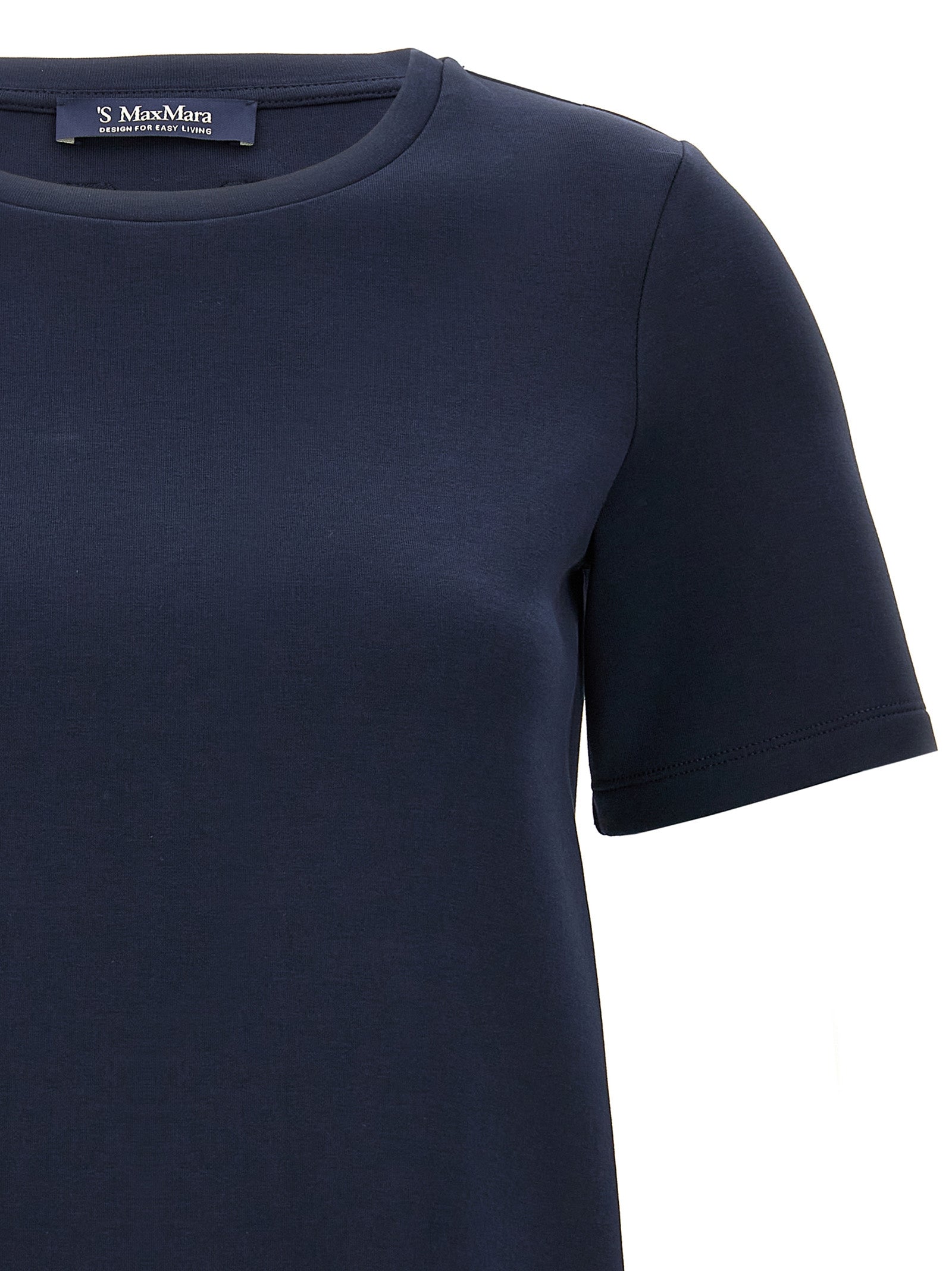 'S Max Mara Blue Cotton Women's T-Shirt