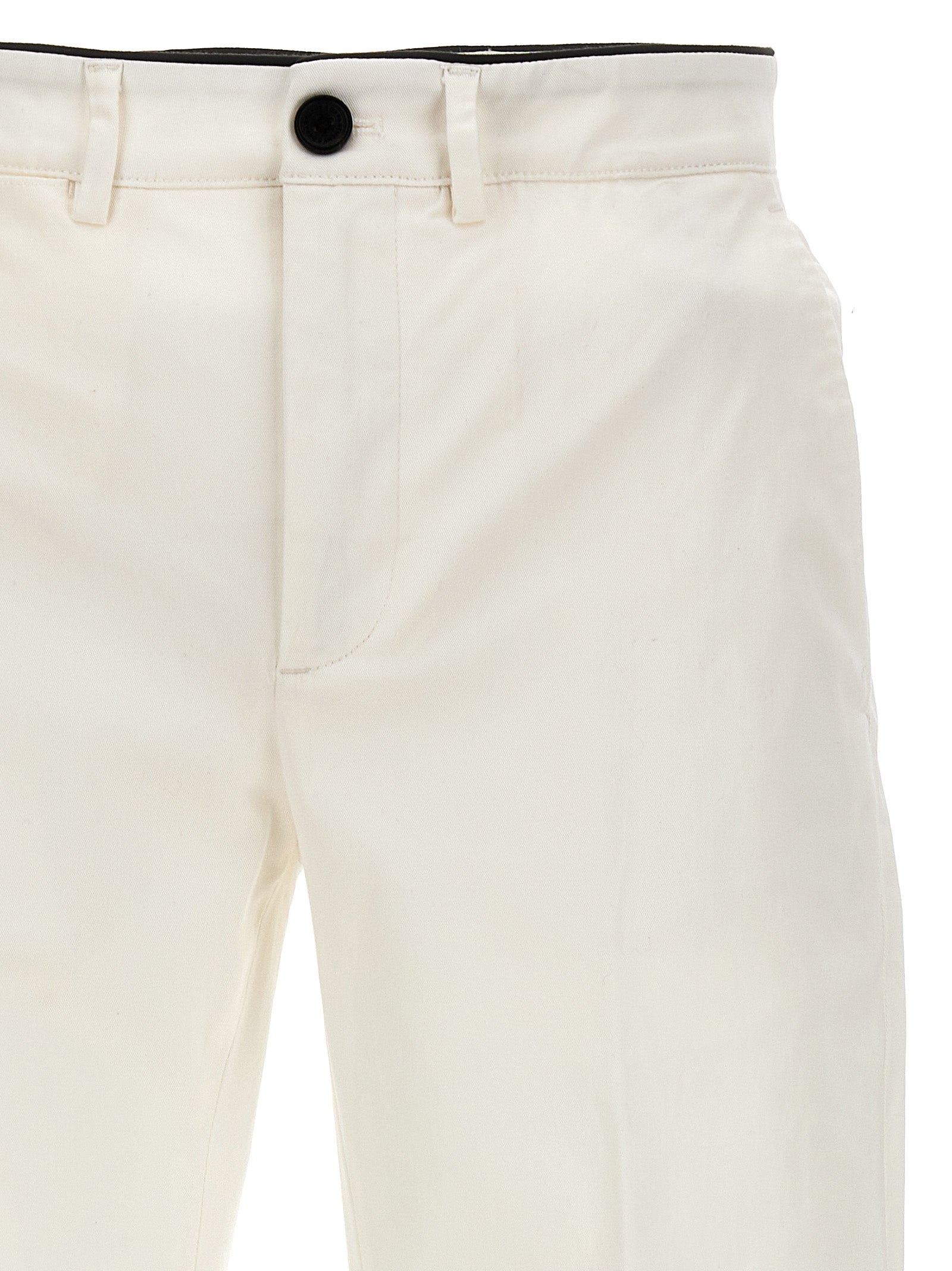 Department 5 White Cotton Casual Men's Pants