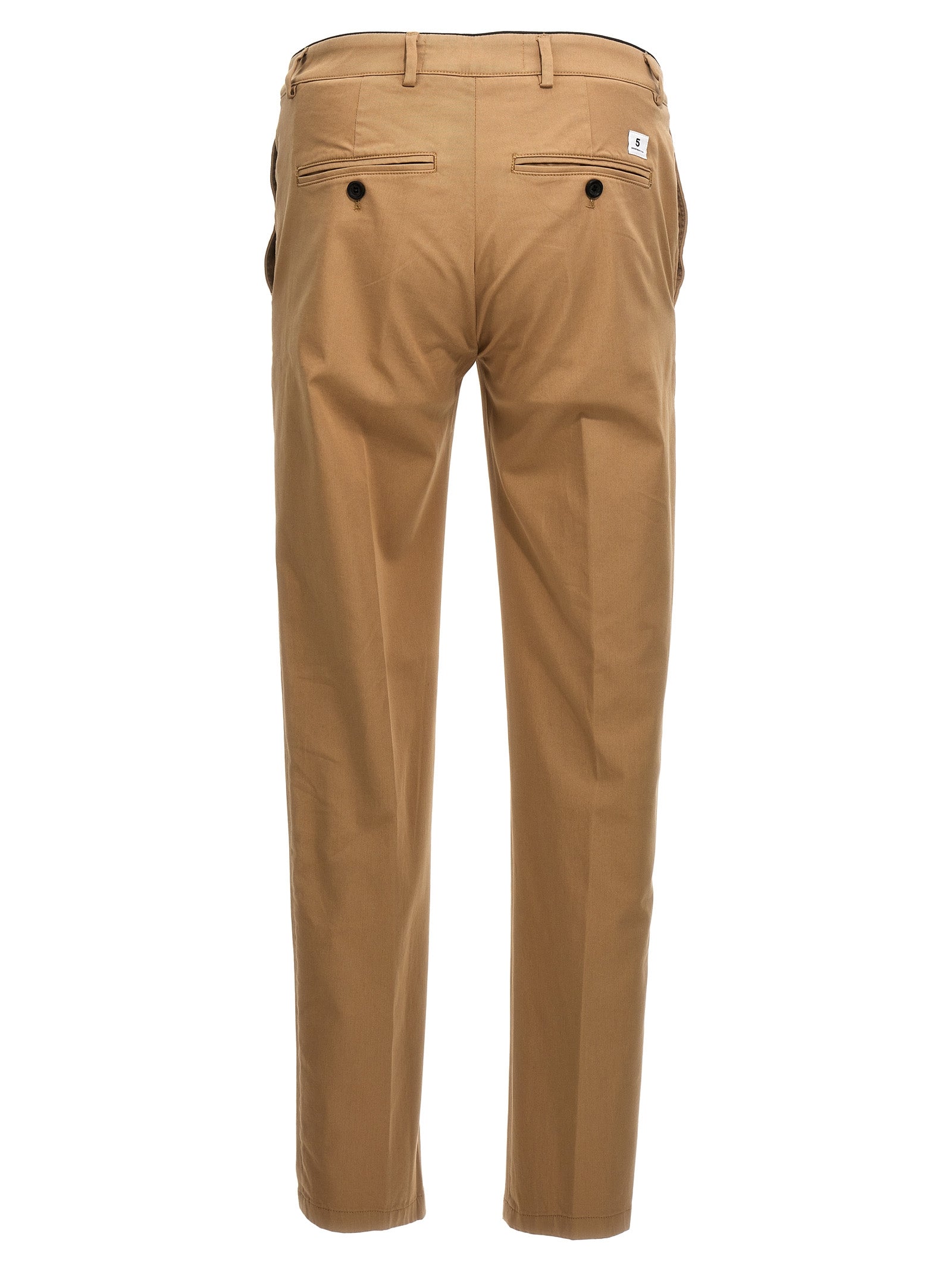 Department 5 Beige Cotton Casual Men's Pants