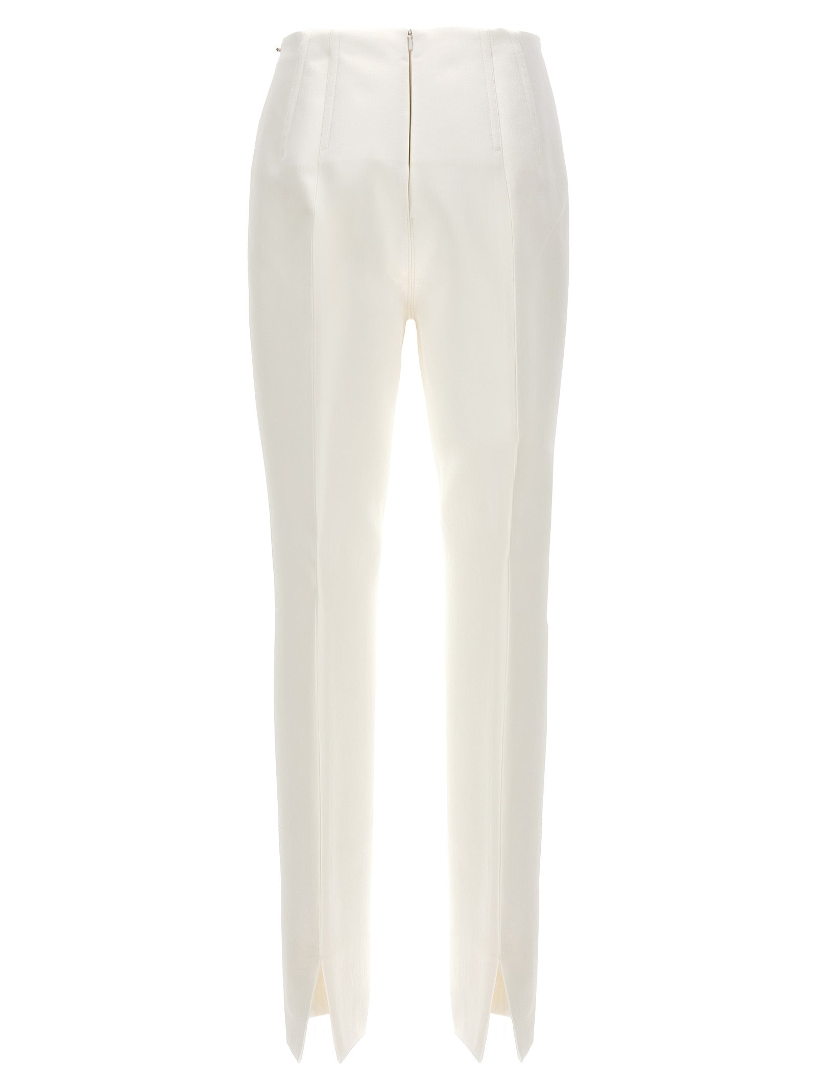 Sportmax White Acetate Dress Women's Pants