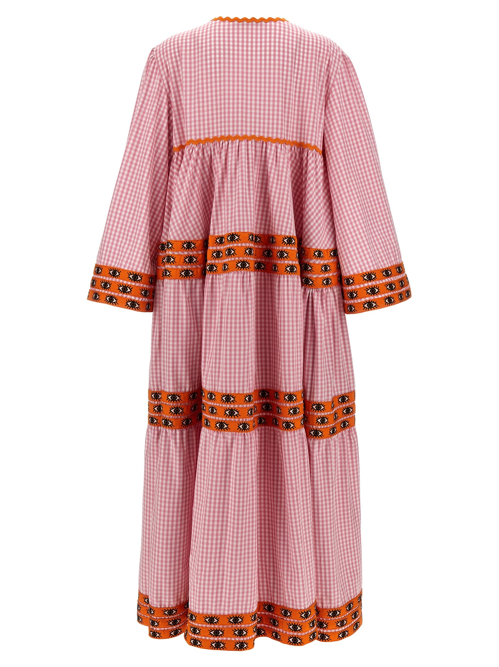 Flora Sardalos Multicolor Cotton Long Women's Dress