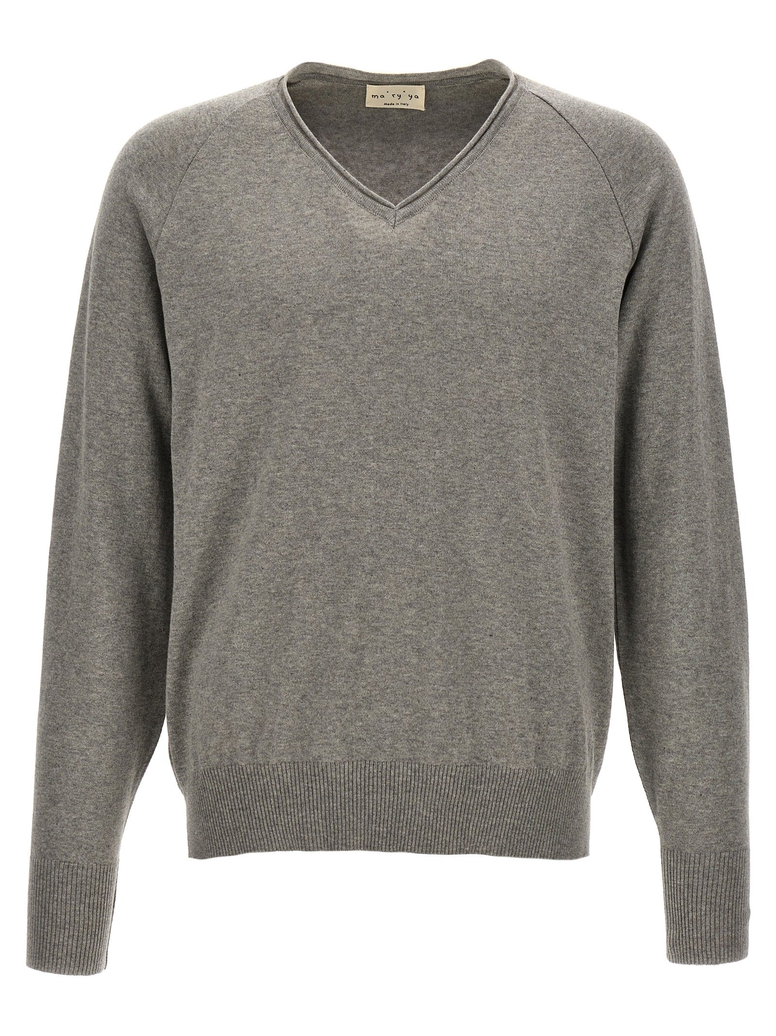 MA'RY'YA Gray Cotton Men's Cardigan