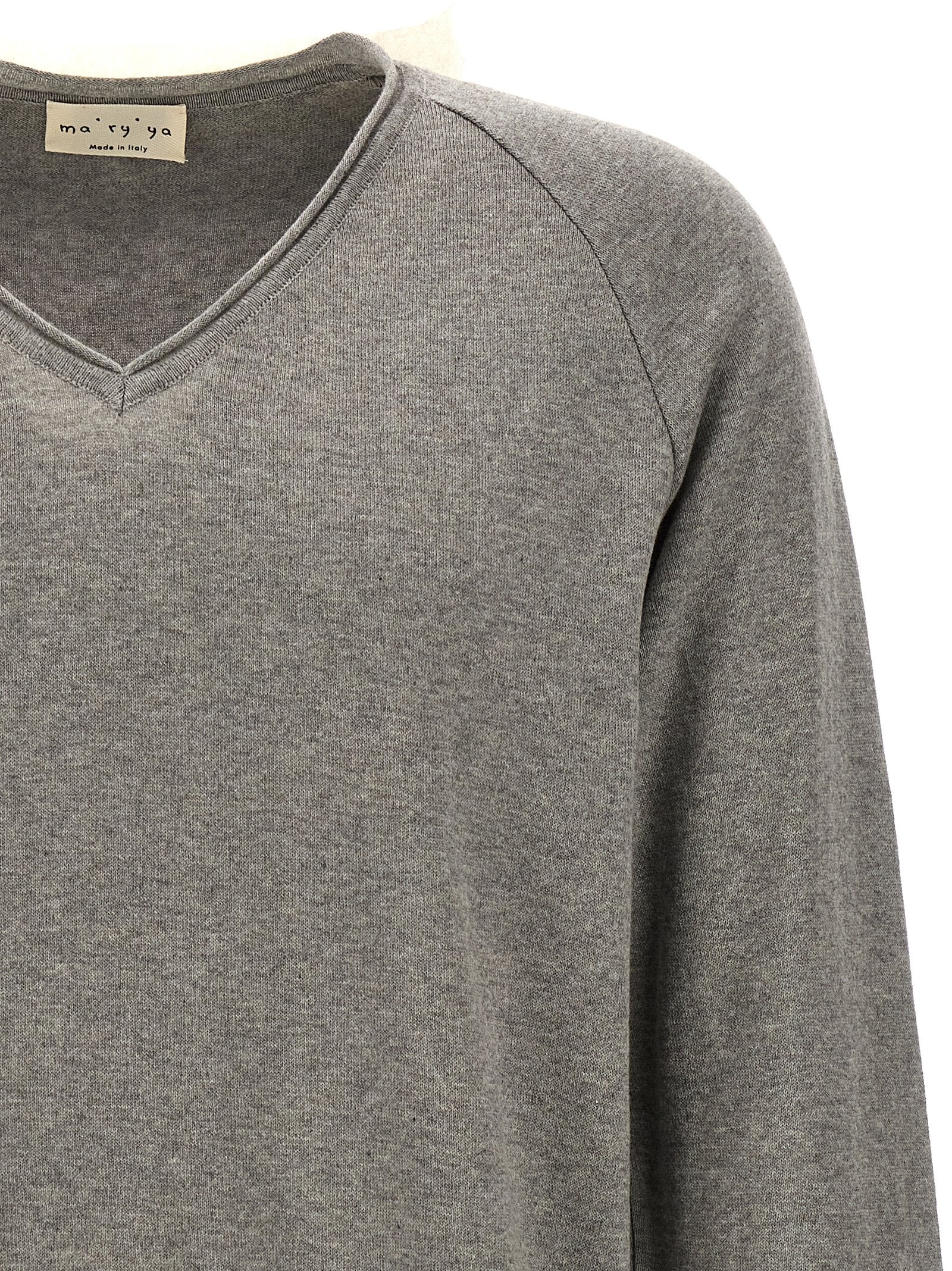 MA'RY'YA Gray Cotton Men's Cardigan