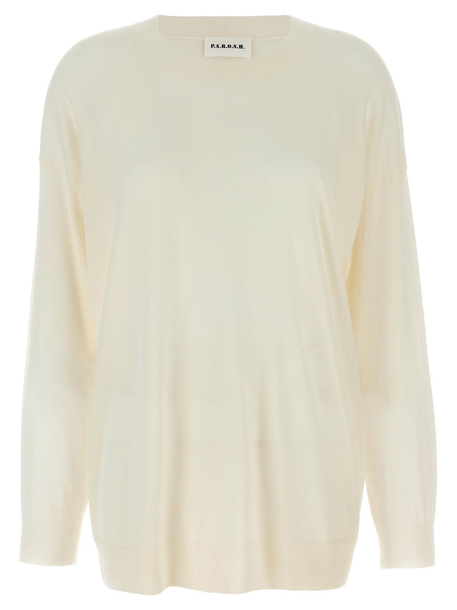 P.A.R.O.S.H. White Wool Women's Cardigan