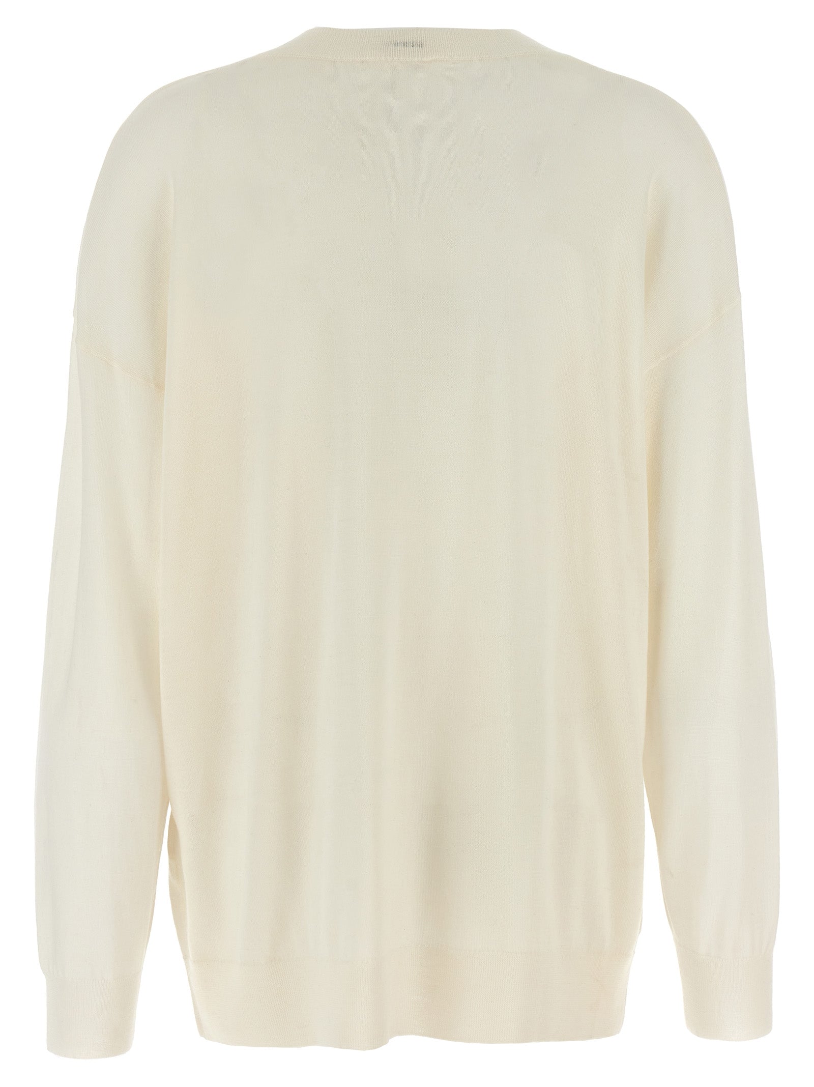 P.A.R.O.S.H. White Wool Women's Cardigan
