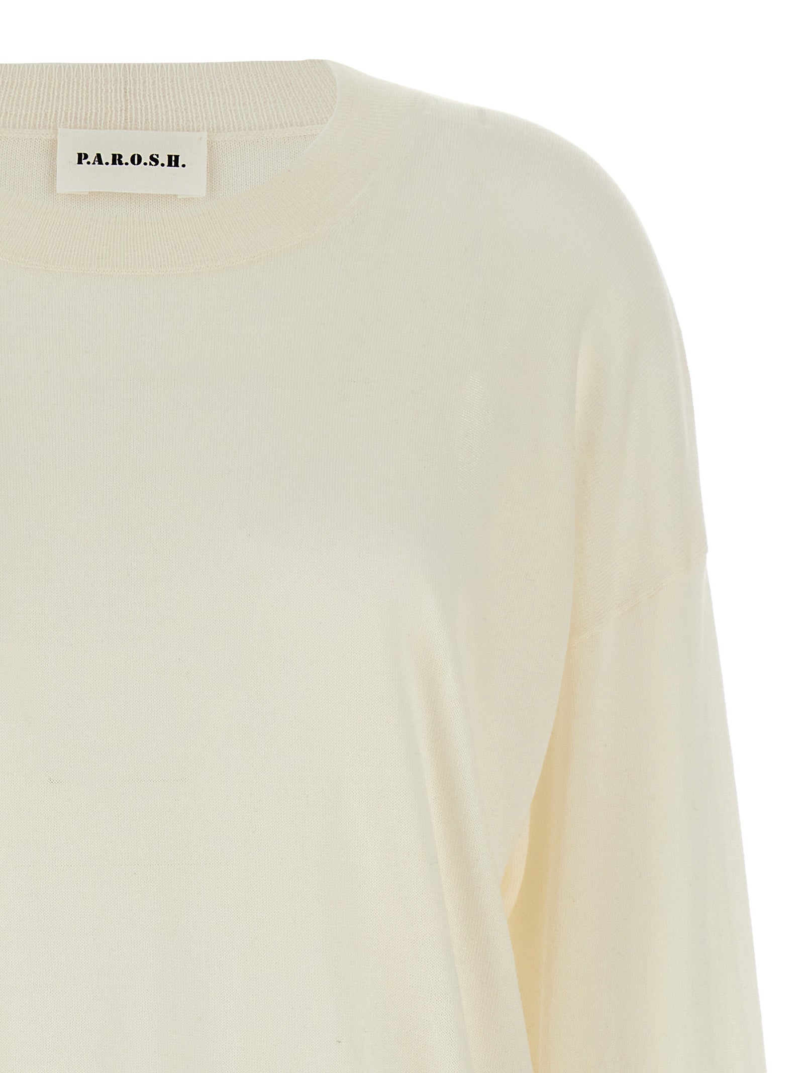 P.A.R.O.S.H. White Wool Women's Cardigan