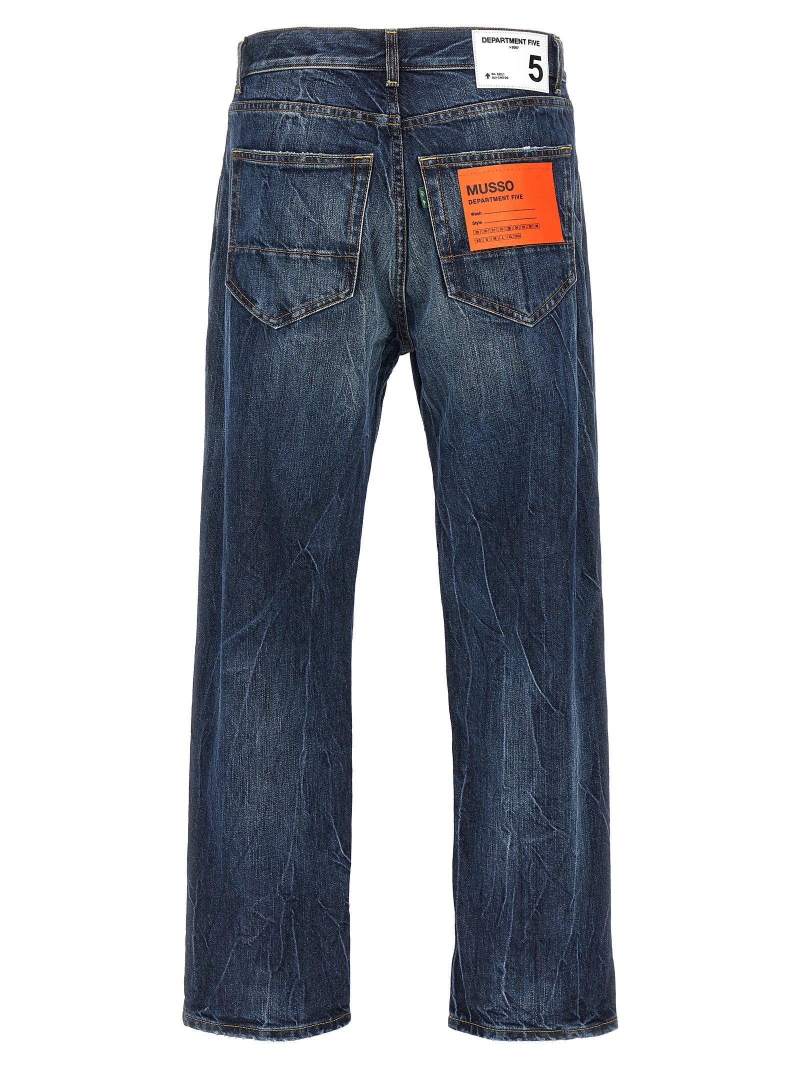 Department 5 Blue Cotton Jeans Men's Denim