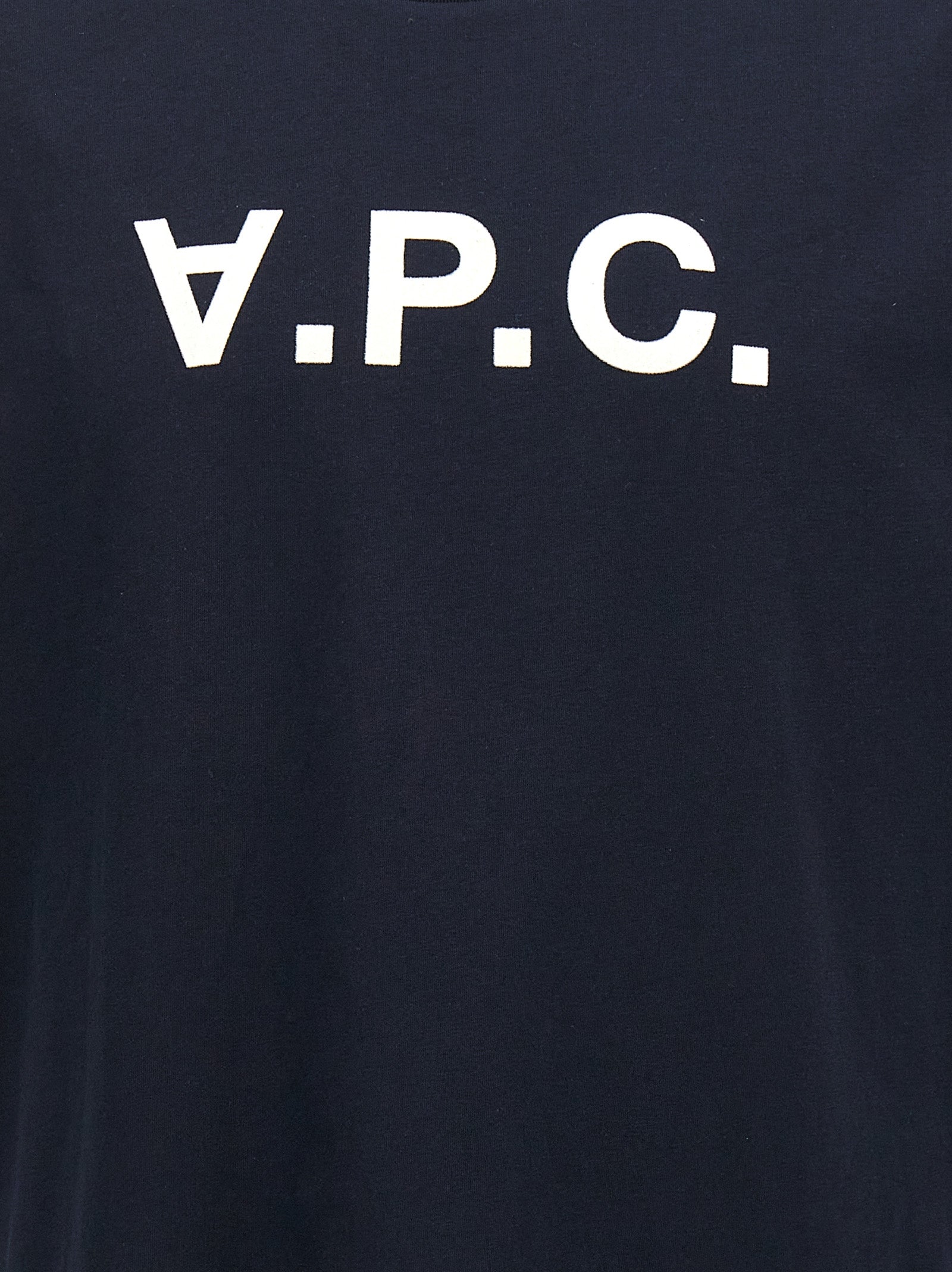 A.P.C. Blue Cotton Men's T-Shirt