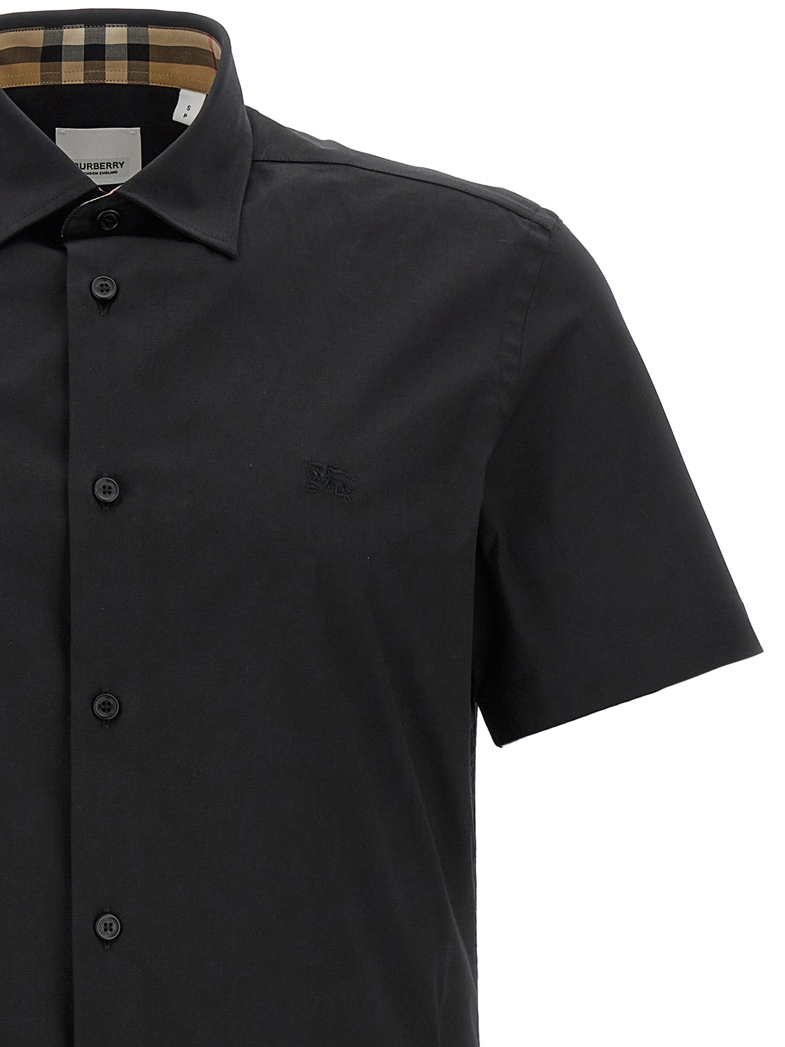Burberry Black Cotton Men's Blouse