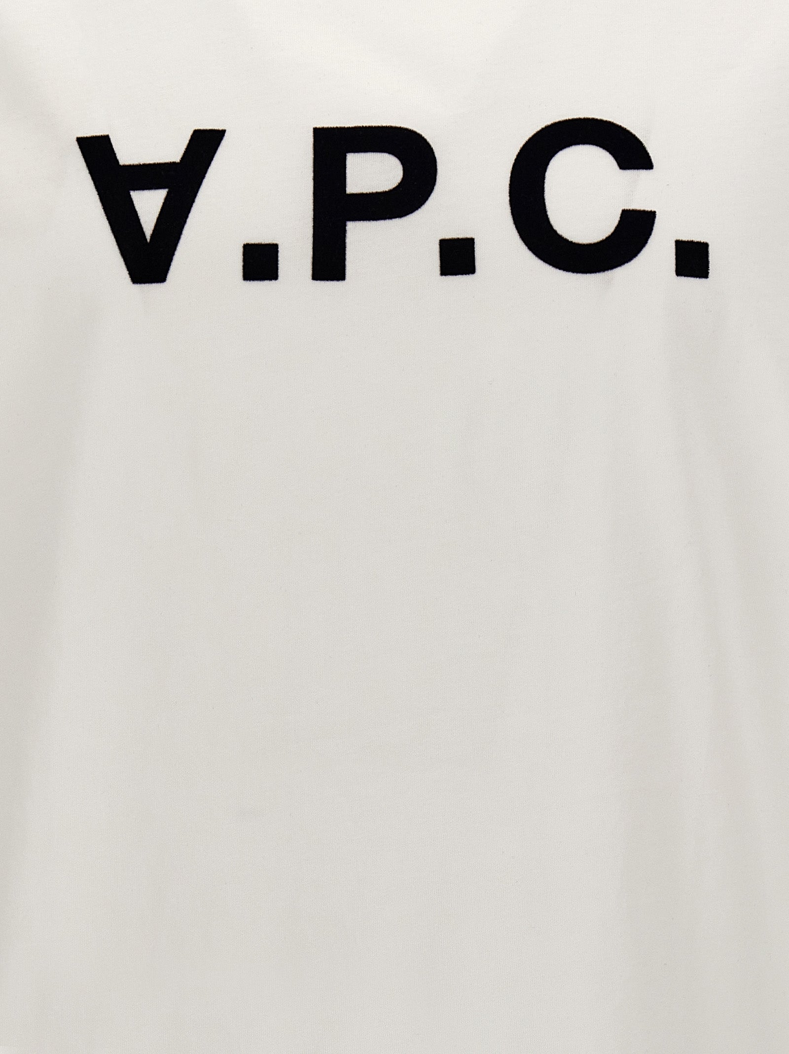 A.P.C. White Cotton Men's T-Shirt