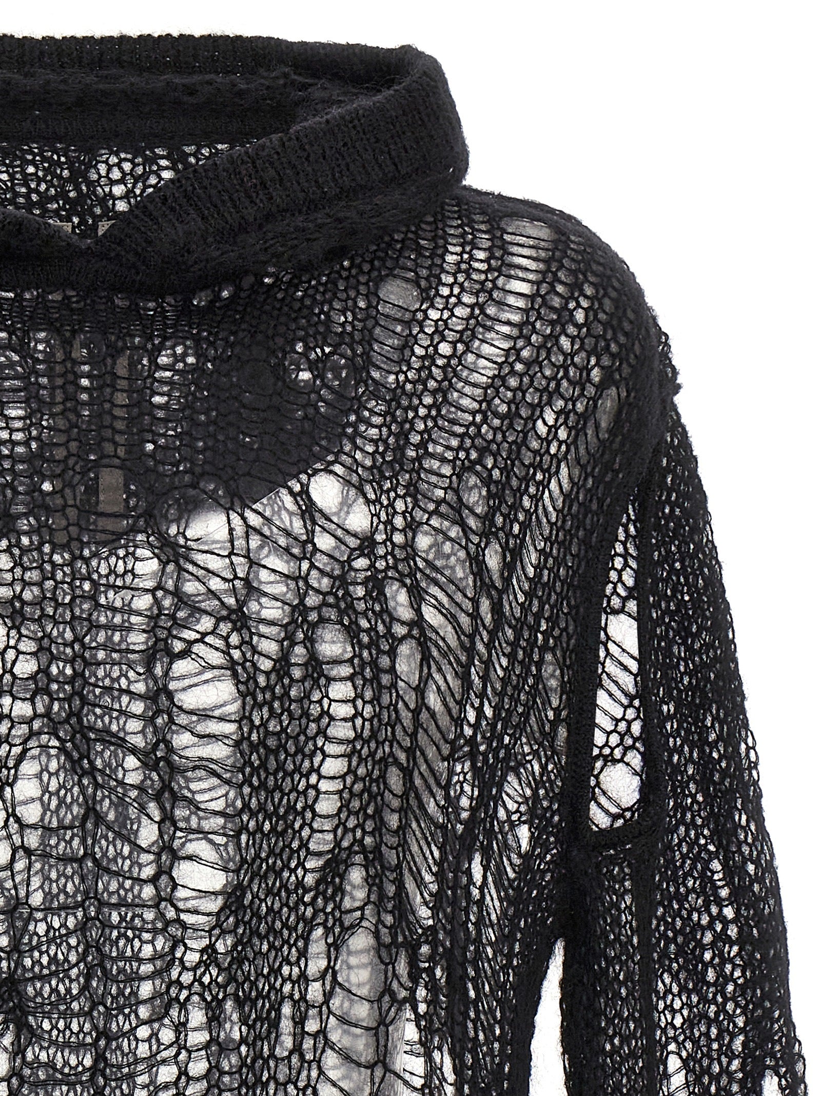 Rick Owens Black Nylon Women's Cardigan