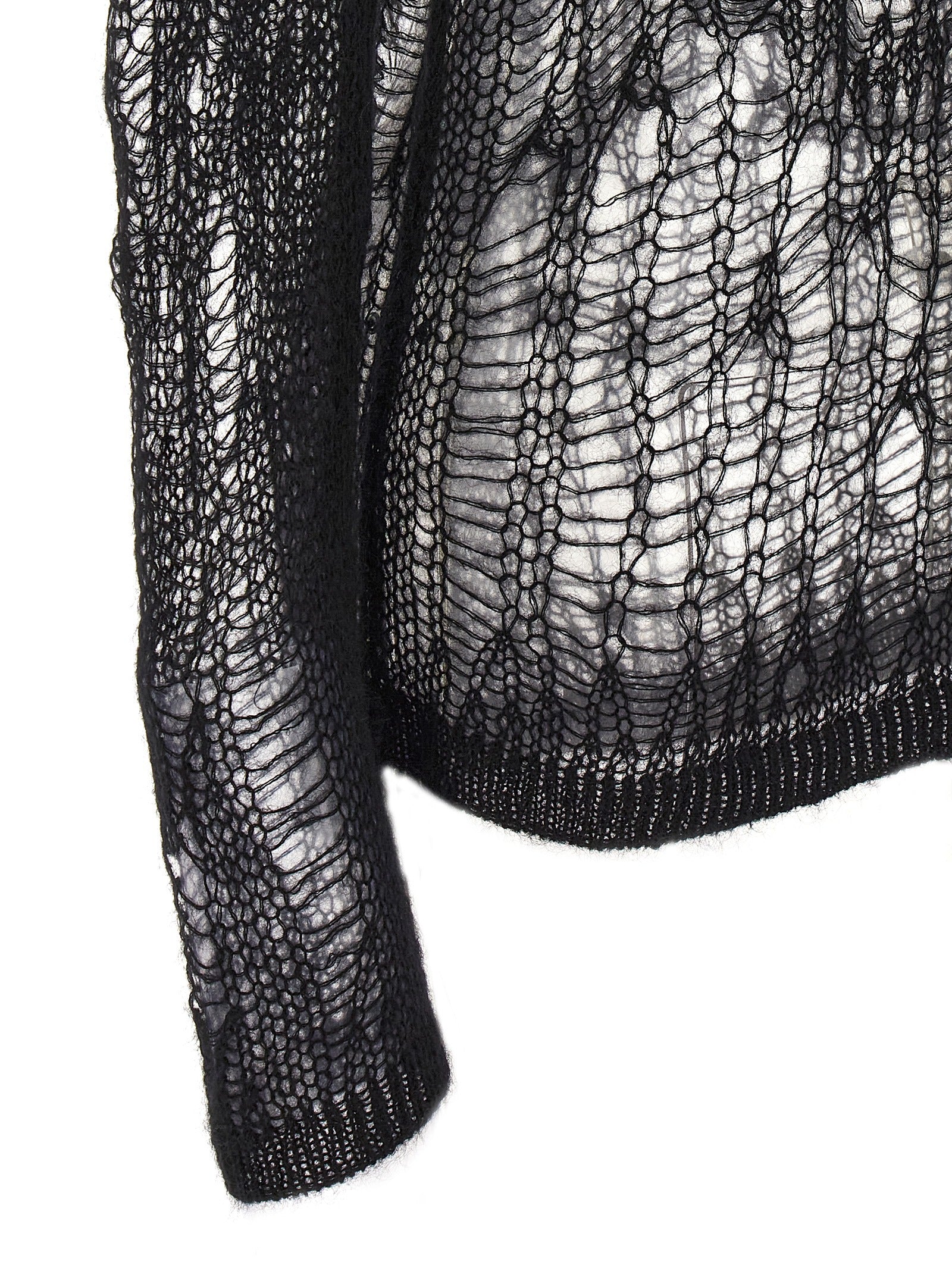 Rick Owens Black Nylon Women's Cardigan