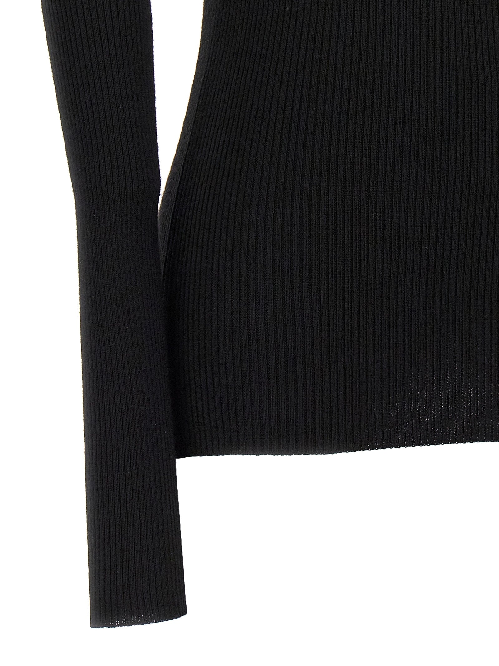 Rick Owens Black Wool Women's Cardigan