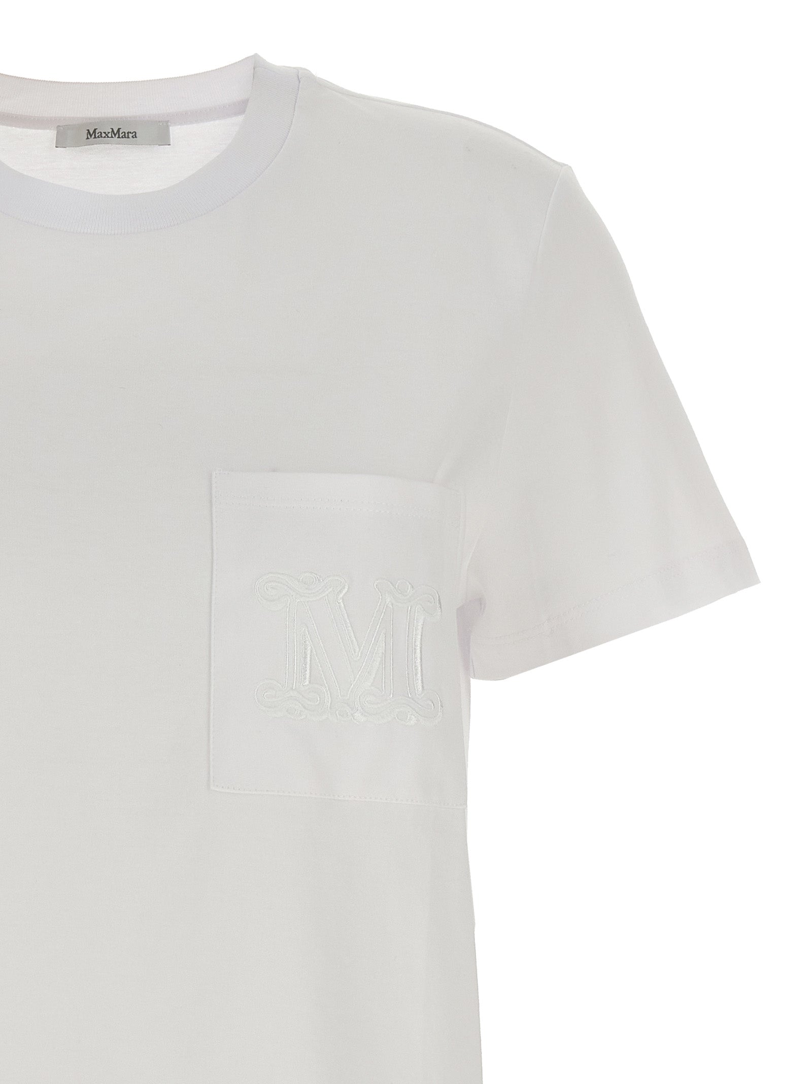 Max Mara White Cotton Women's T-Shirt