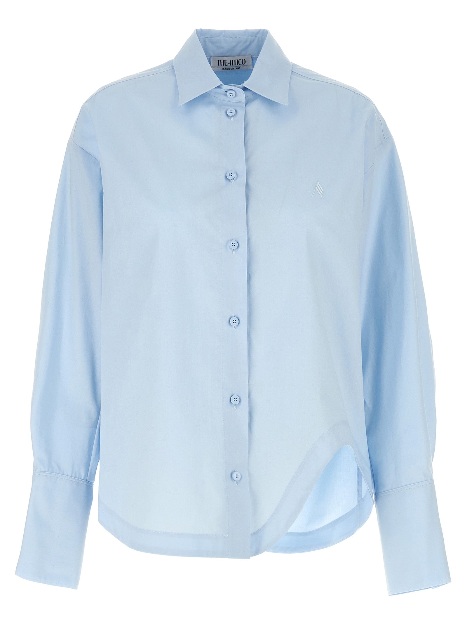 The Attico Blue Cotton Women's Blouse