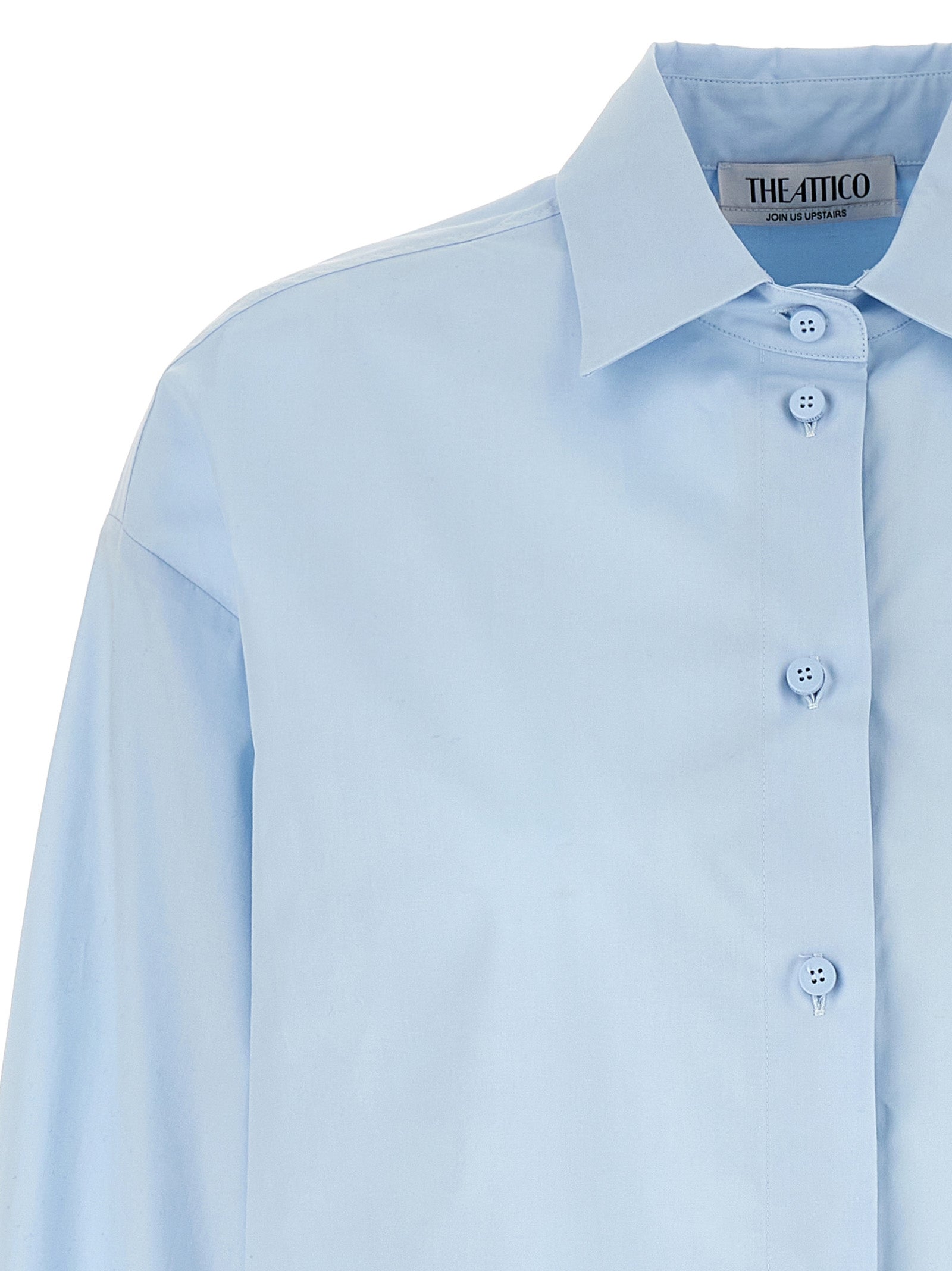 The Attico Blue Cotton Women's Blouse
