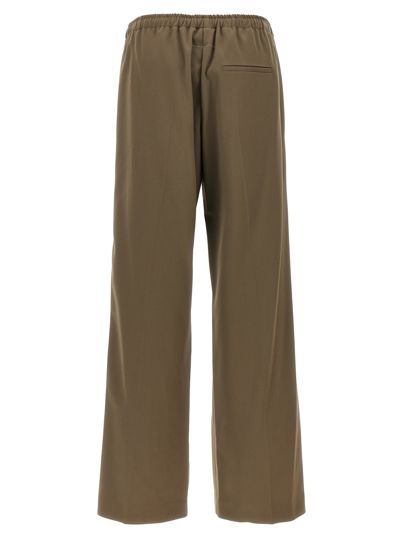 MM6 Maison Margiela Bicolor Polyester Casual Women's Pants