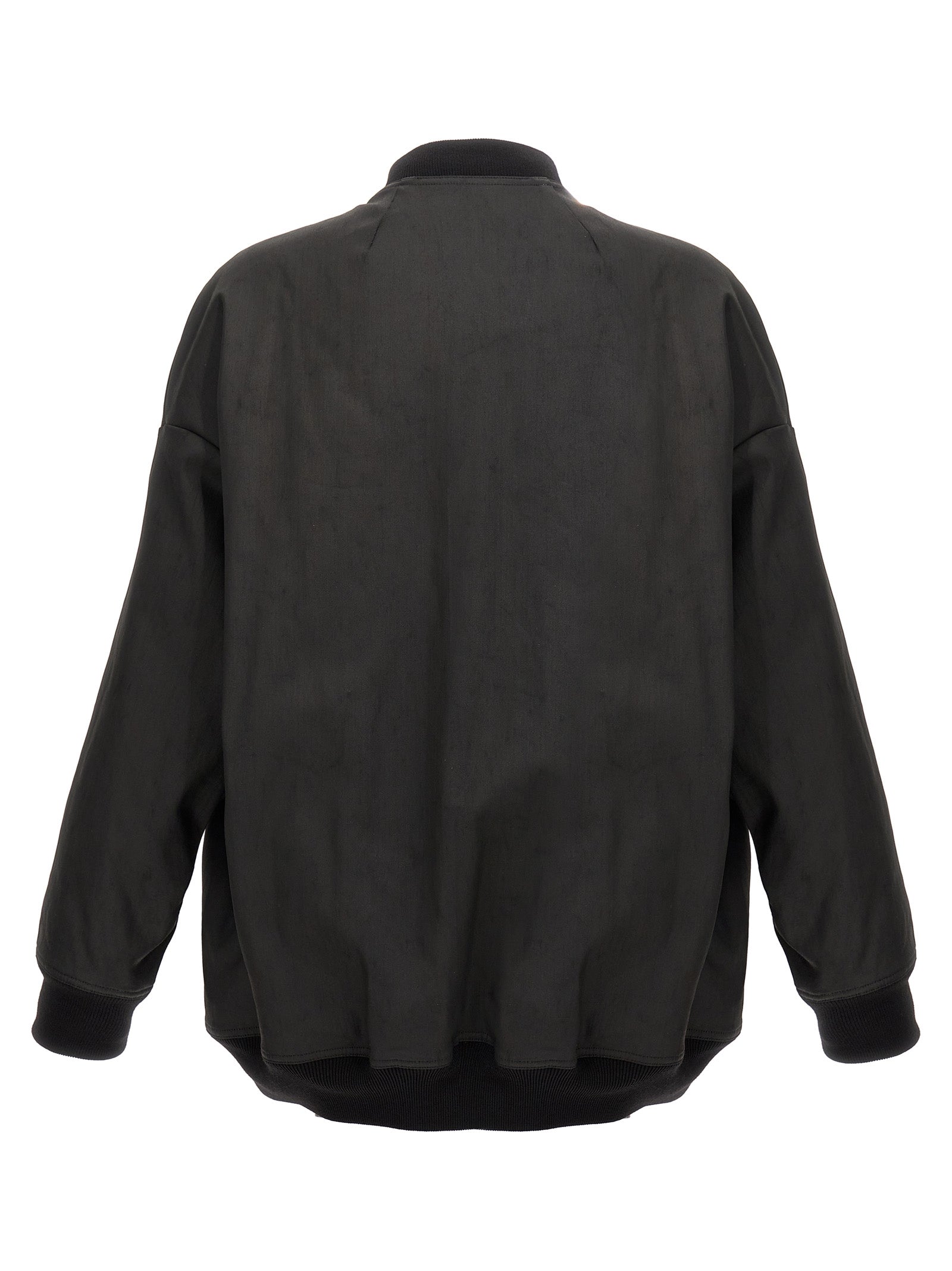 Rick Owens Black Cotton Men's Bomber