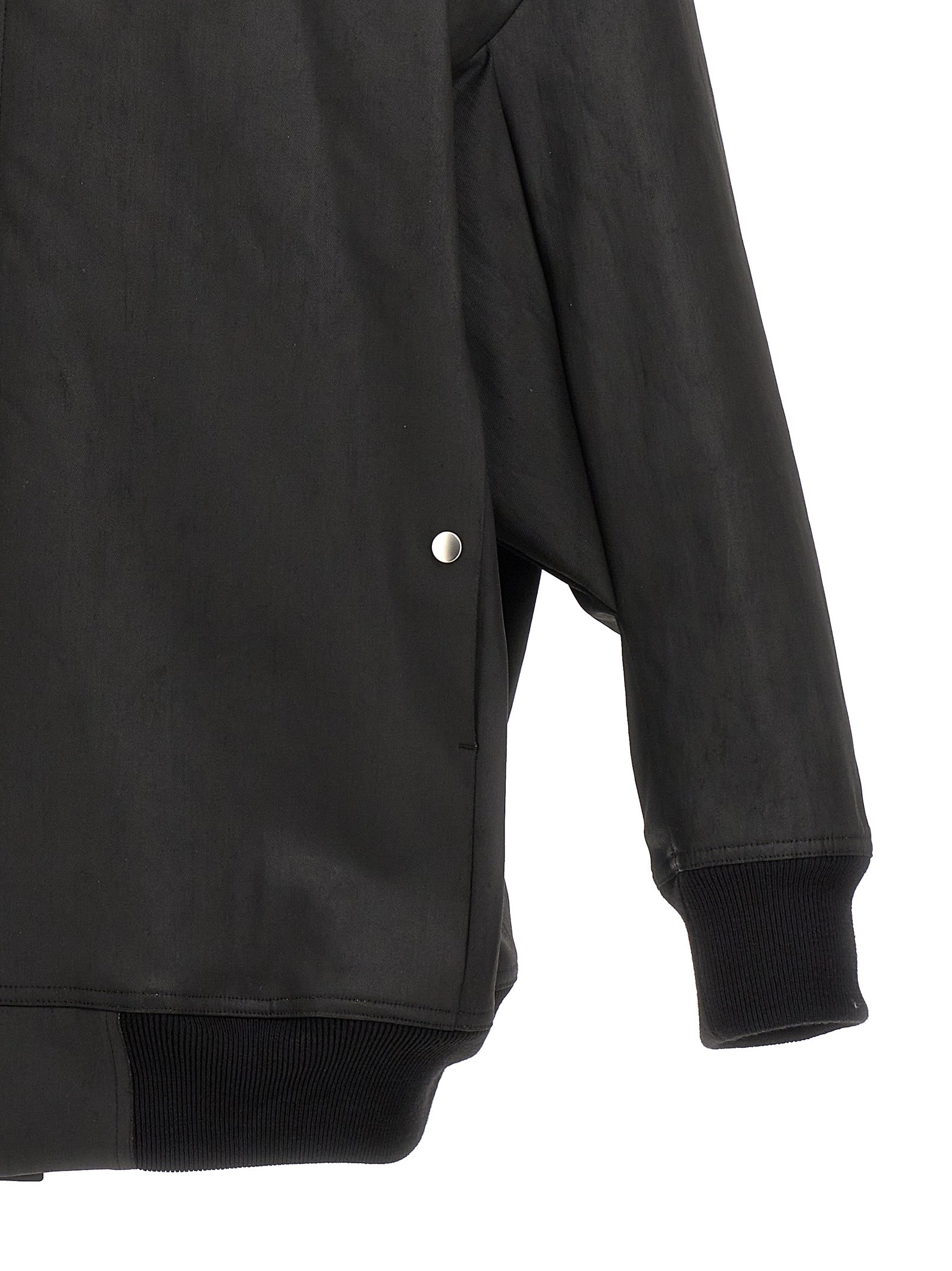 Rick Owens Black Cotton Men's Bomber