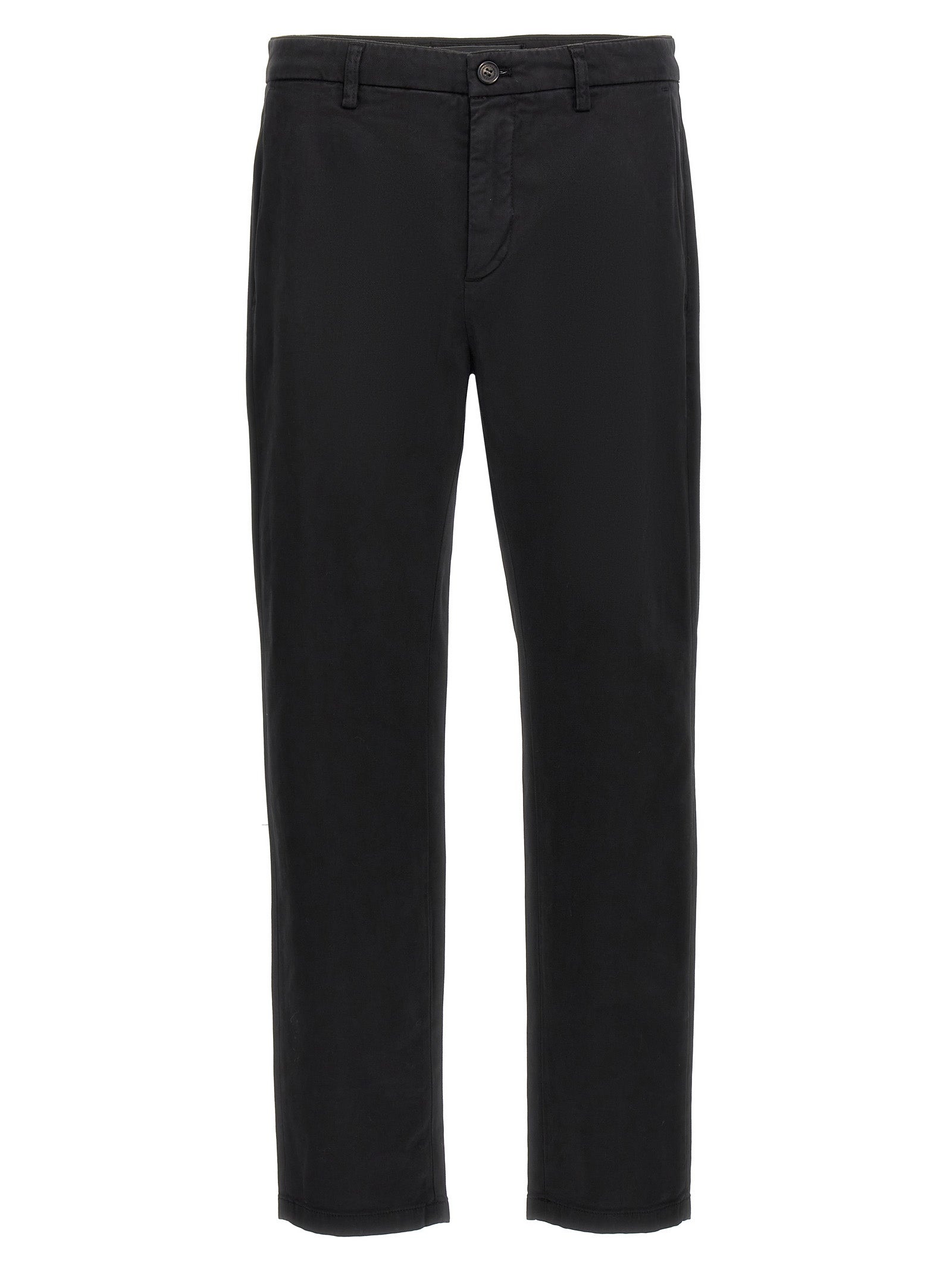 Department 5 Black Cotton Casual Men's Pants