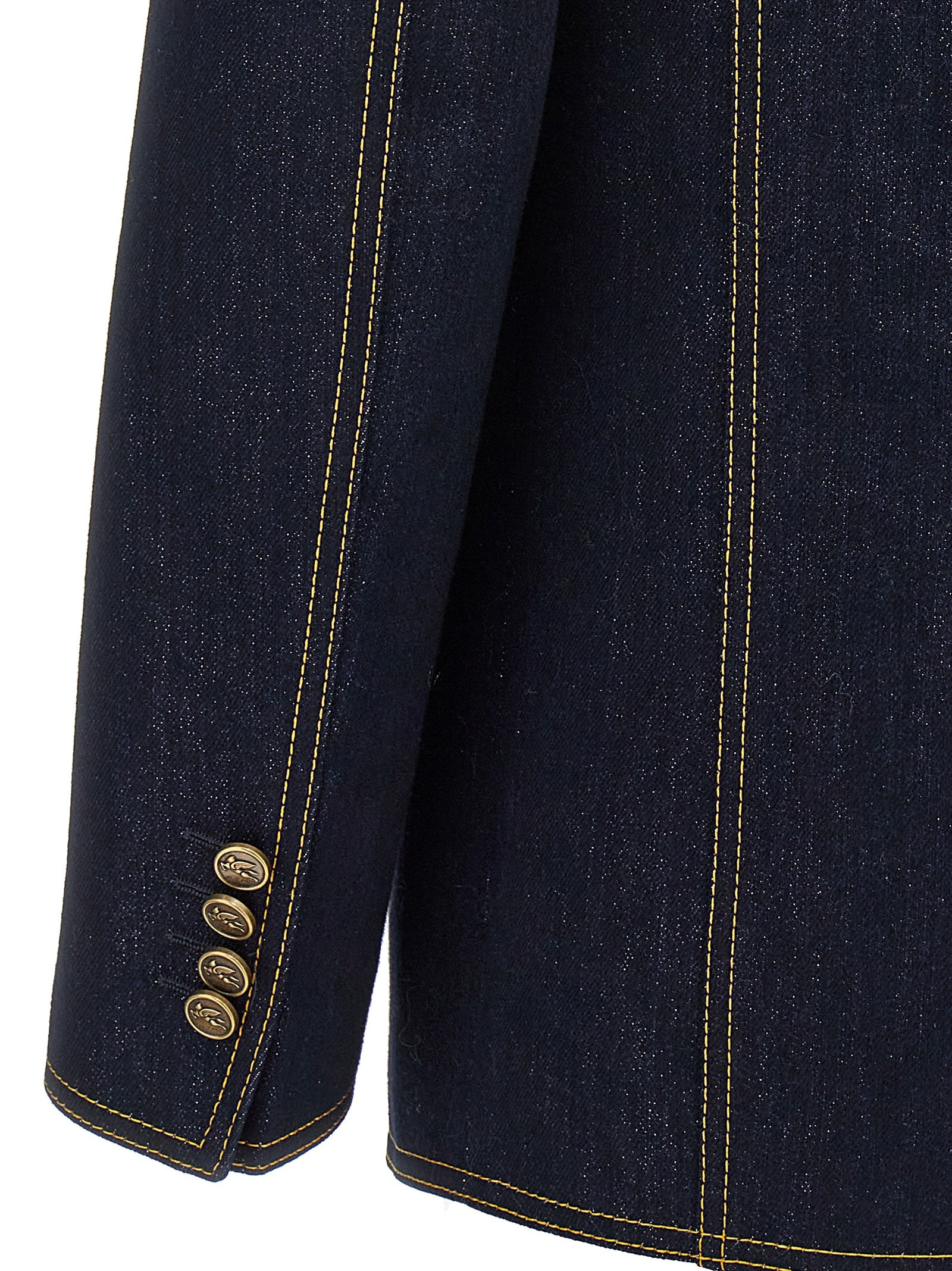 Etro Blue Cotton Women's Blazer