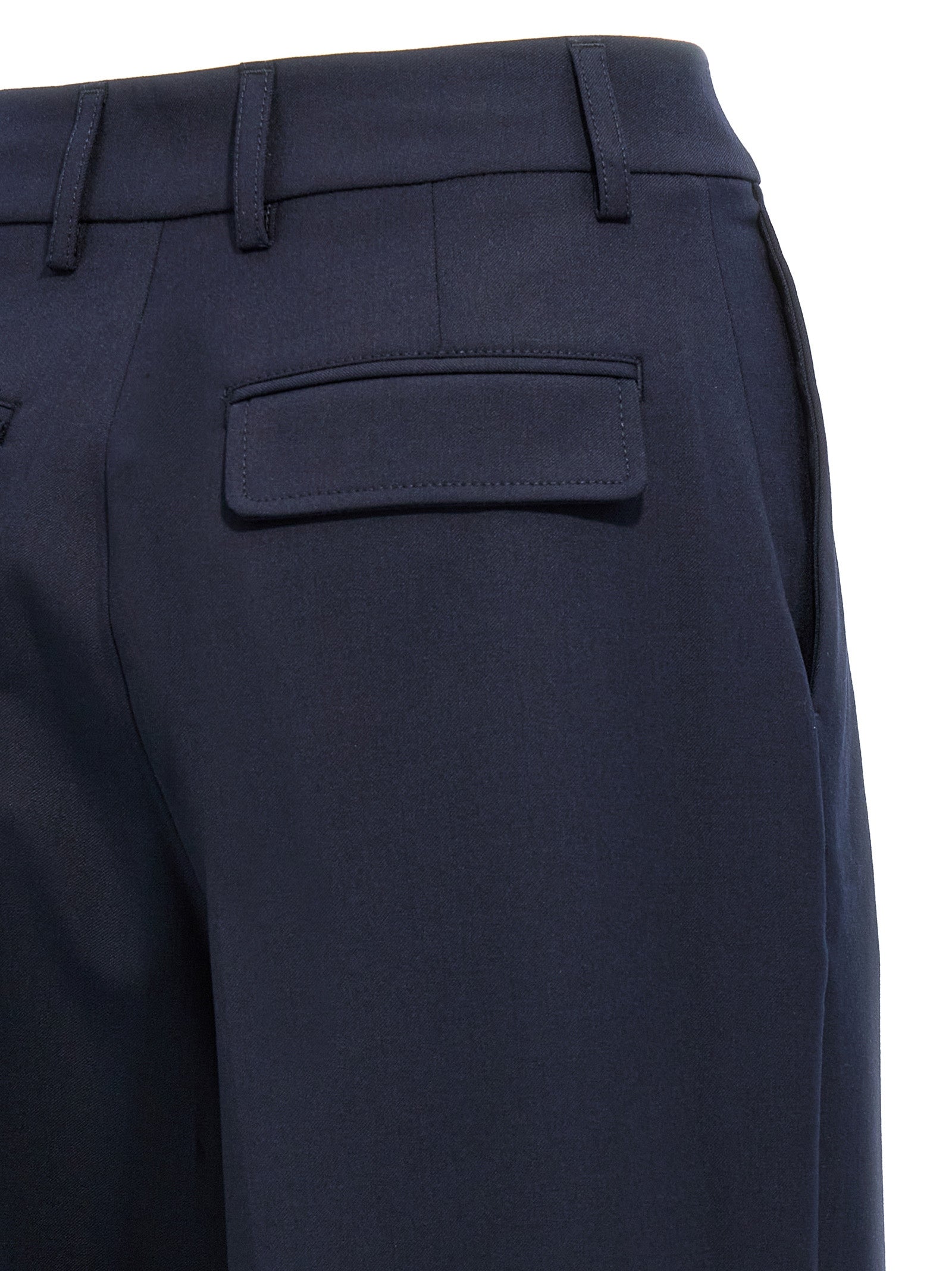 THELATEST Blue Polyester Casual Women's Pants