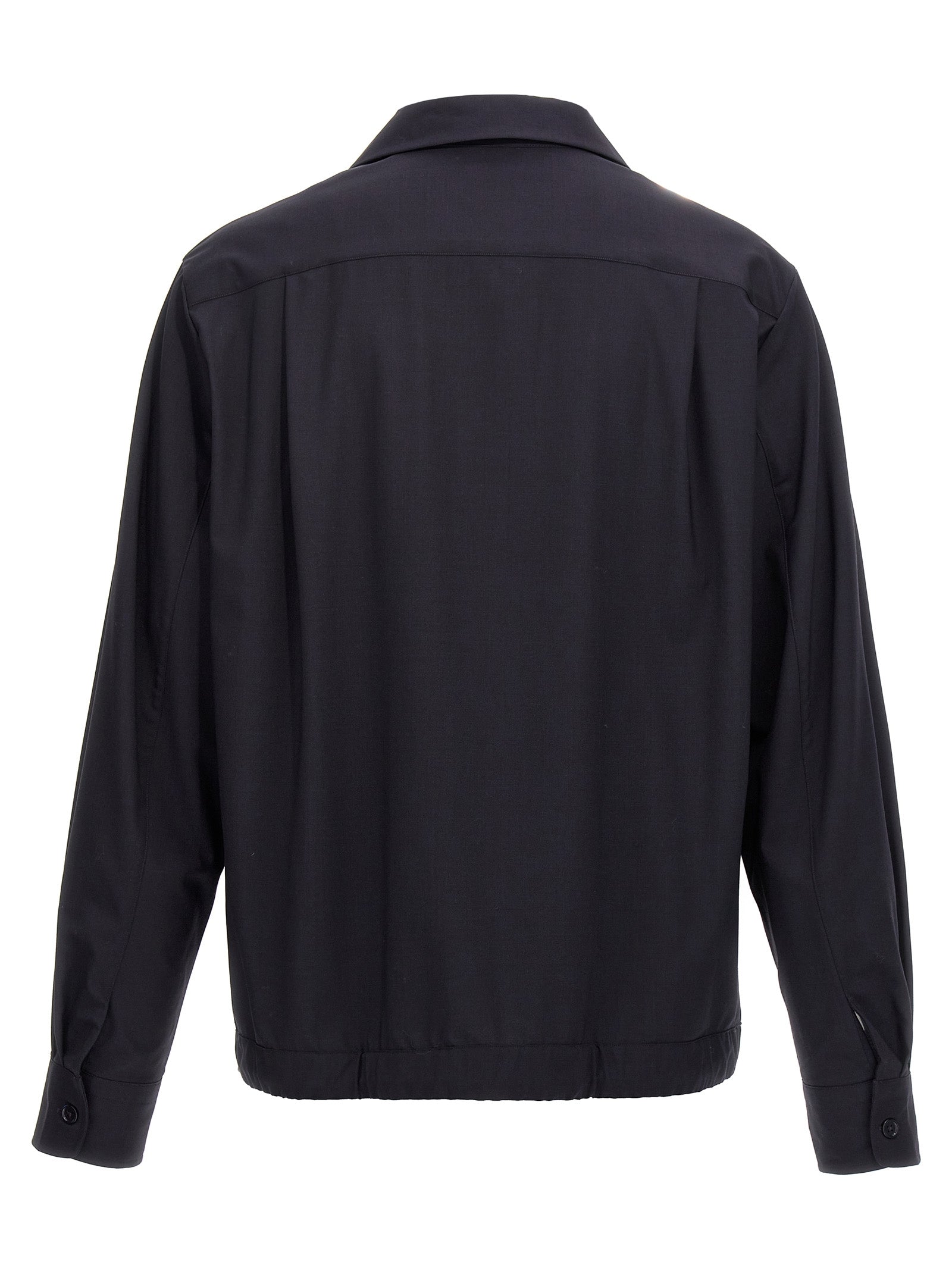 Givenchy Blue Elastane Men's Blouse