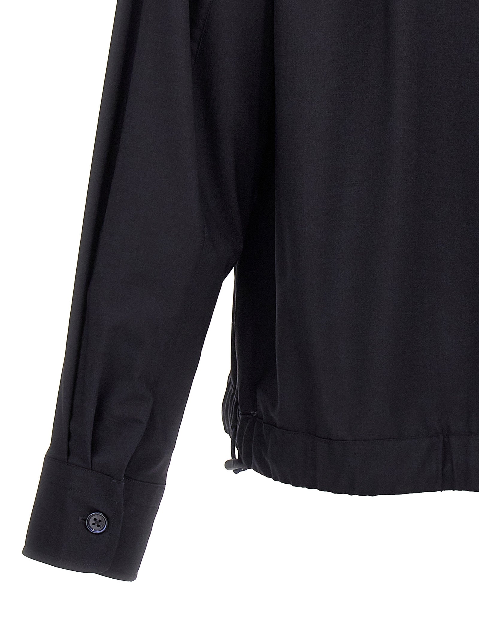 Givenchy Blue Elastane Men's Blouse