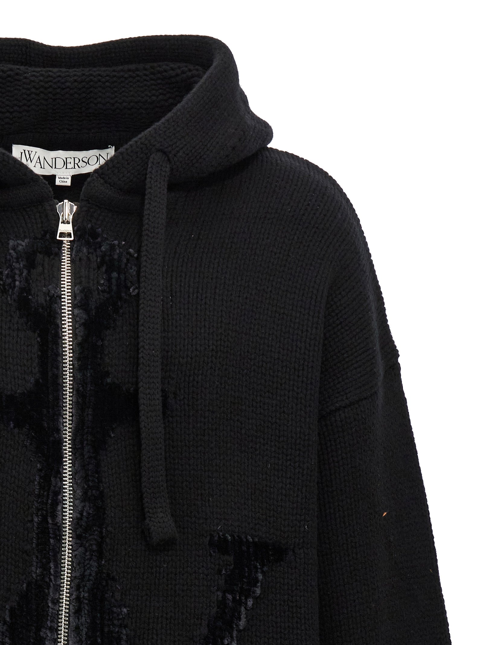 J.W.Anderson Black Wool Men's Sweatshirt
