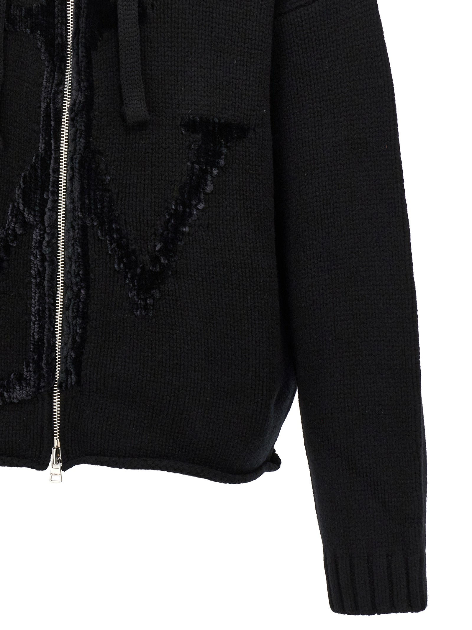 J.W.Anderson Black Wool Men's Sweatshirt
