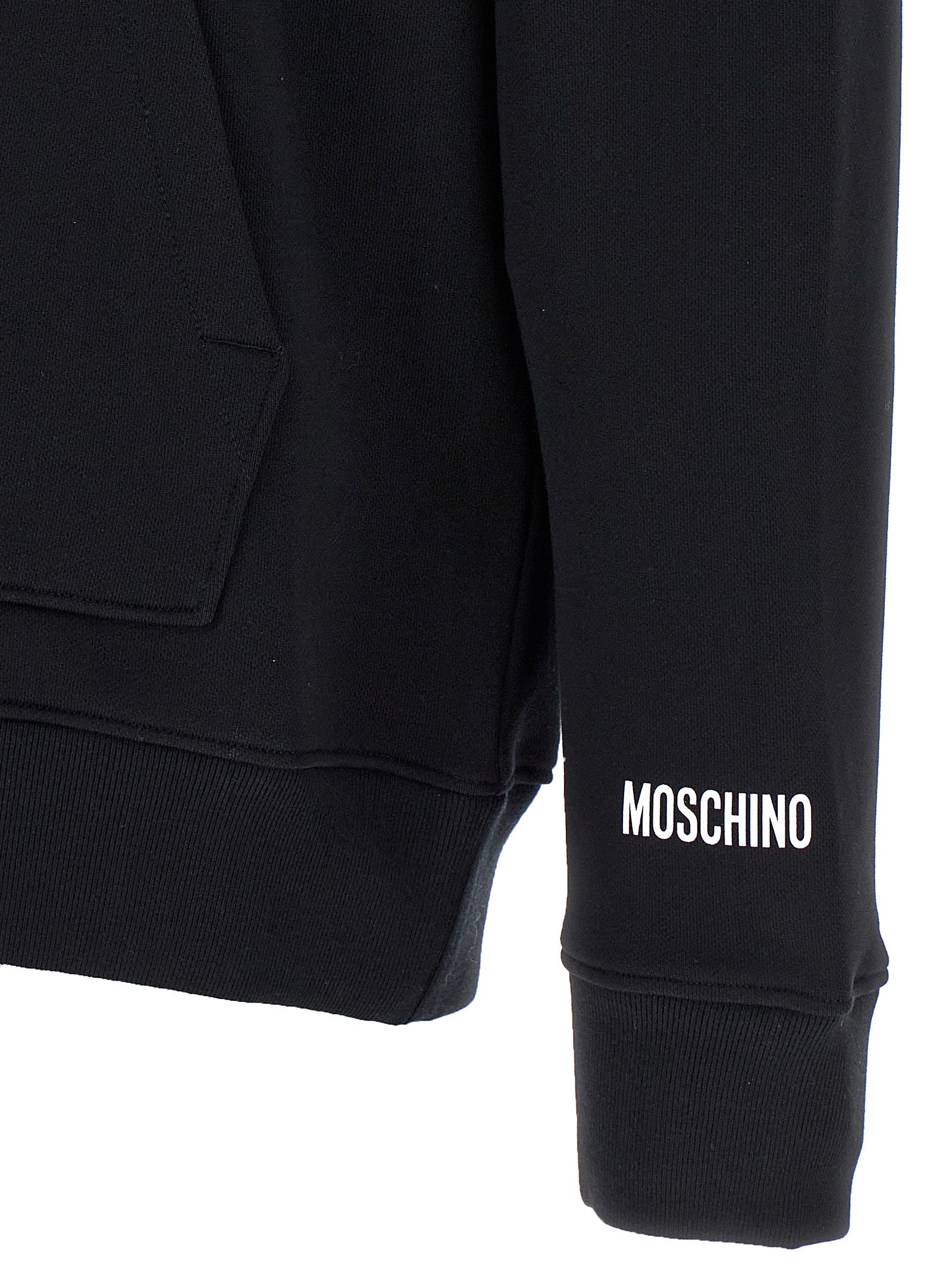 Moschino Black Cotton Women's Hoodie