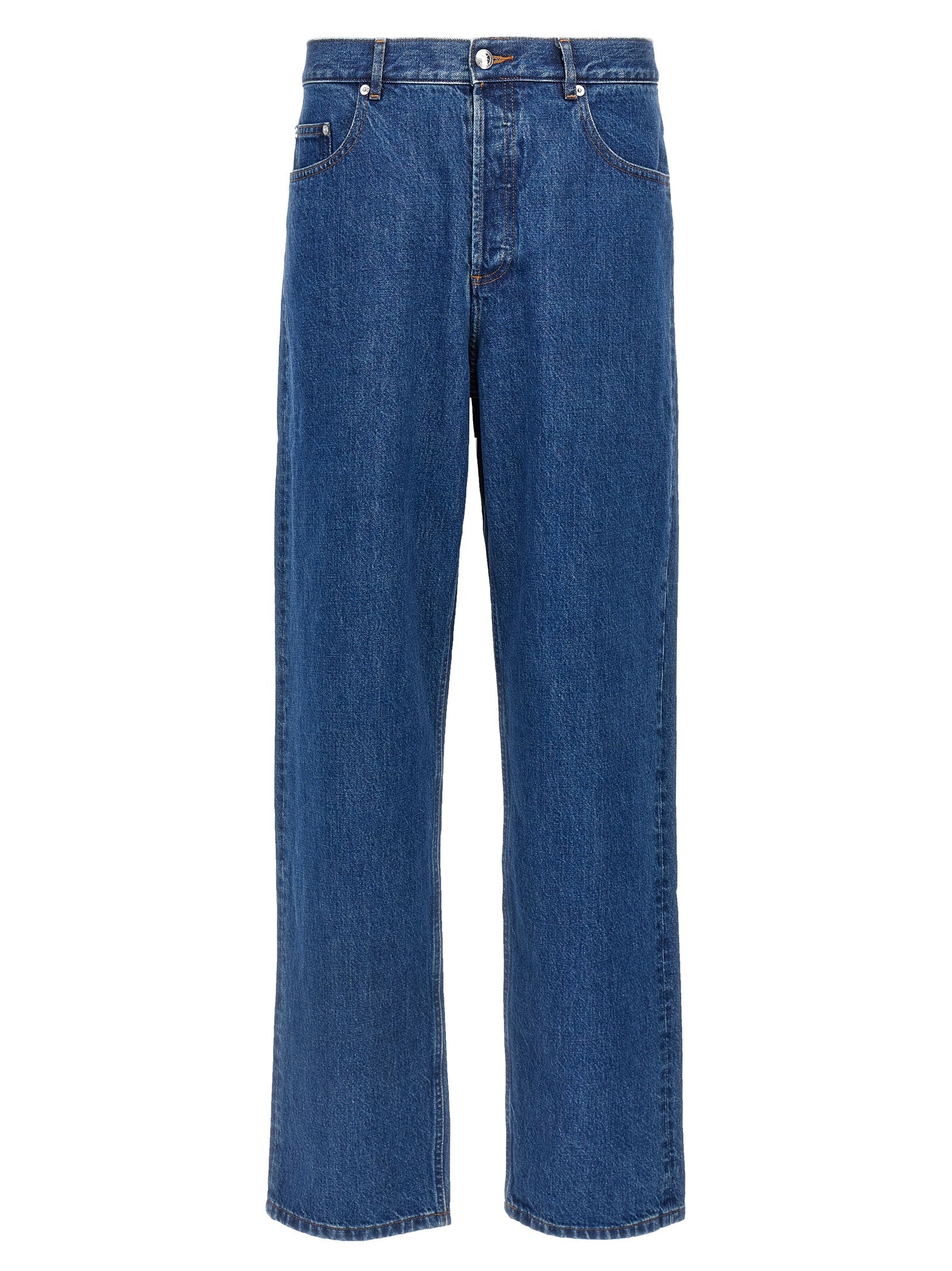 A.P.C. Blue Cotton Straight-Leg Men's Jeans