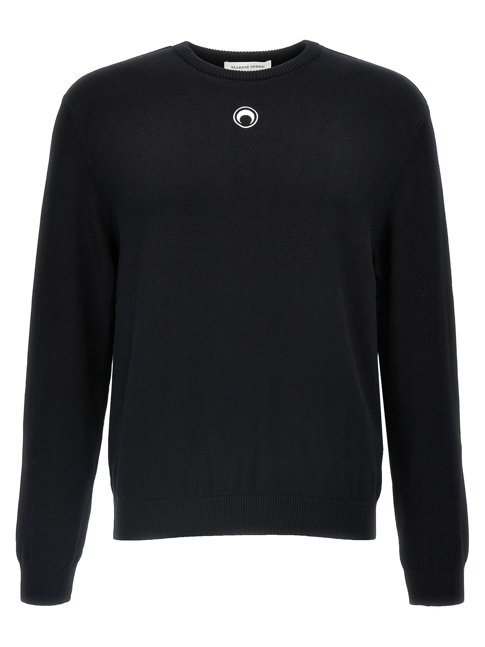 Marine Serre Black Viscose Men's Cardigan