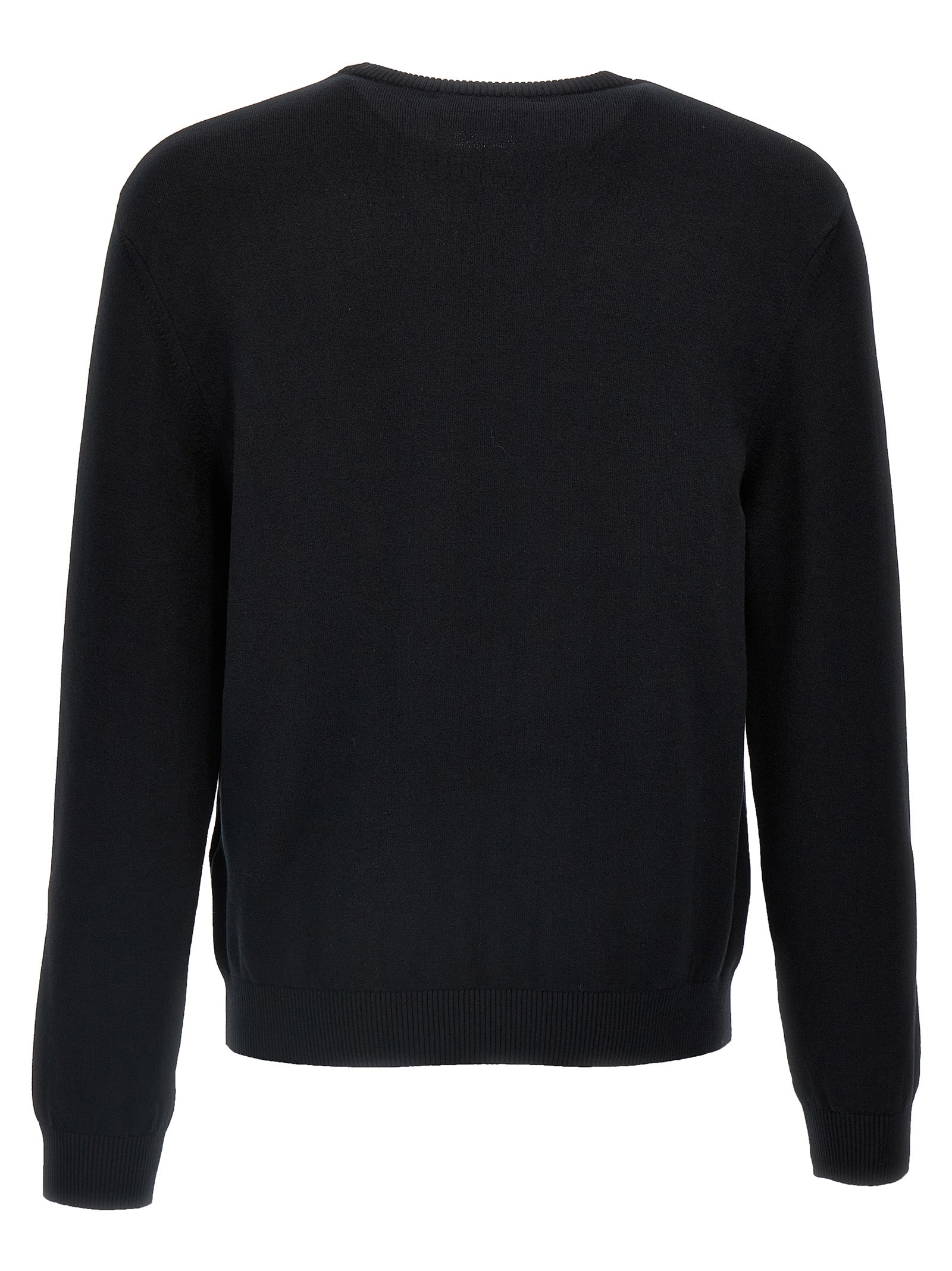 Marine Serre Black Viscose Men's Cardigan