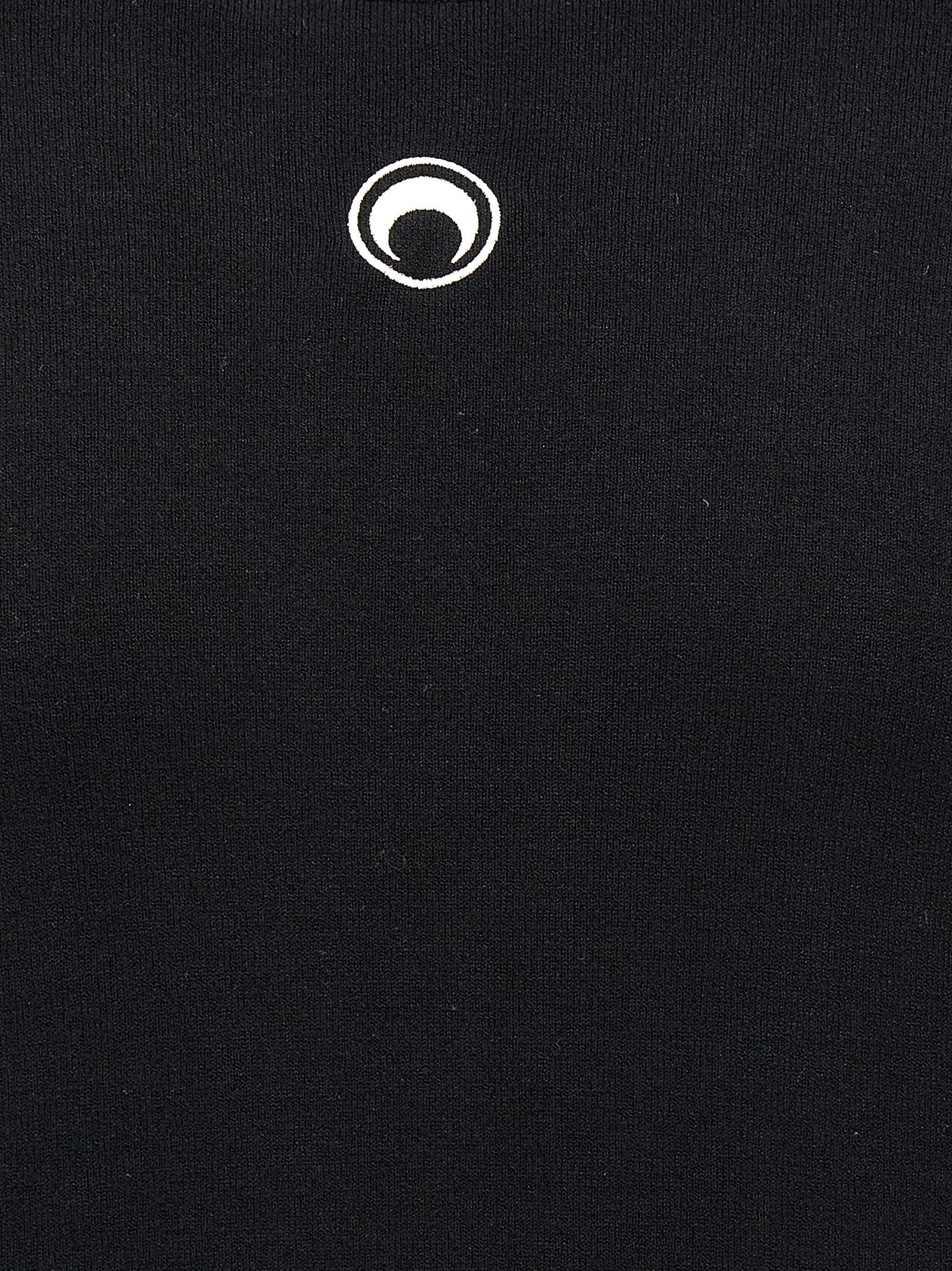 Marine Serre Black Viscose Men's Cardigan