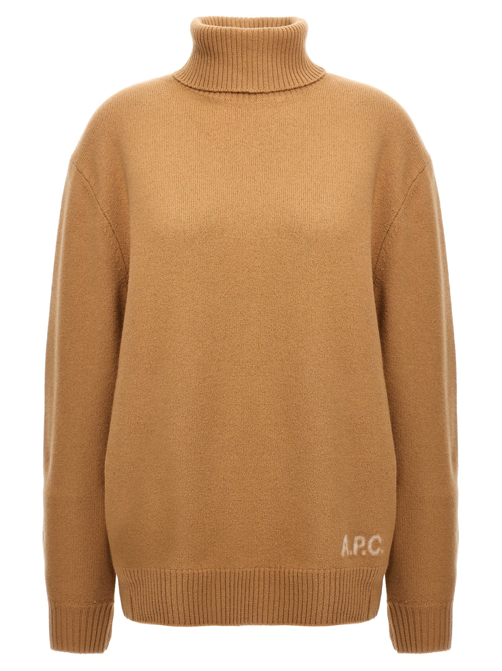 A.P.C. Beige Virgin Wool Women's Cardigan