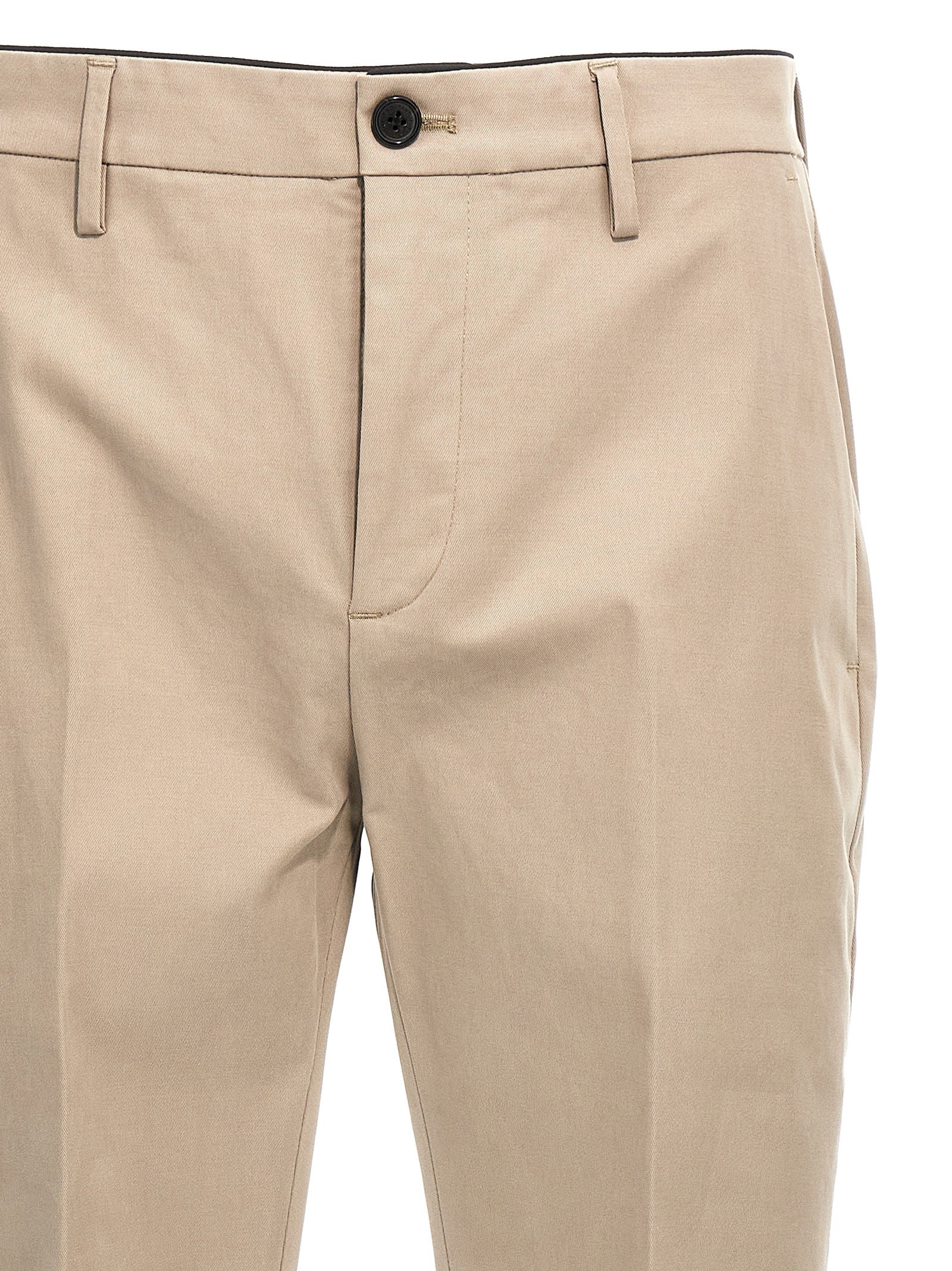 Department 5 Beige Cotton Casual Men's Pants