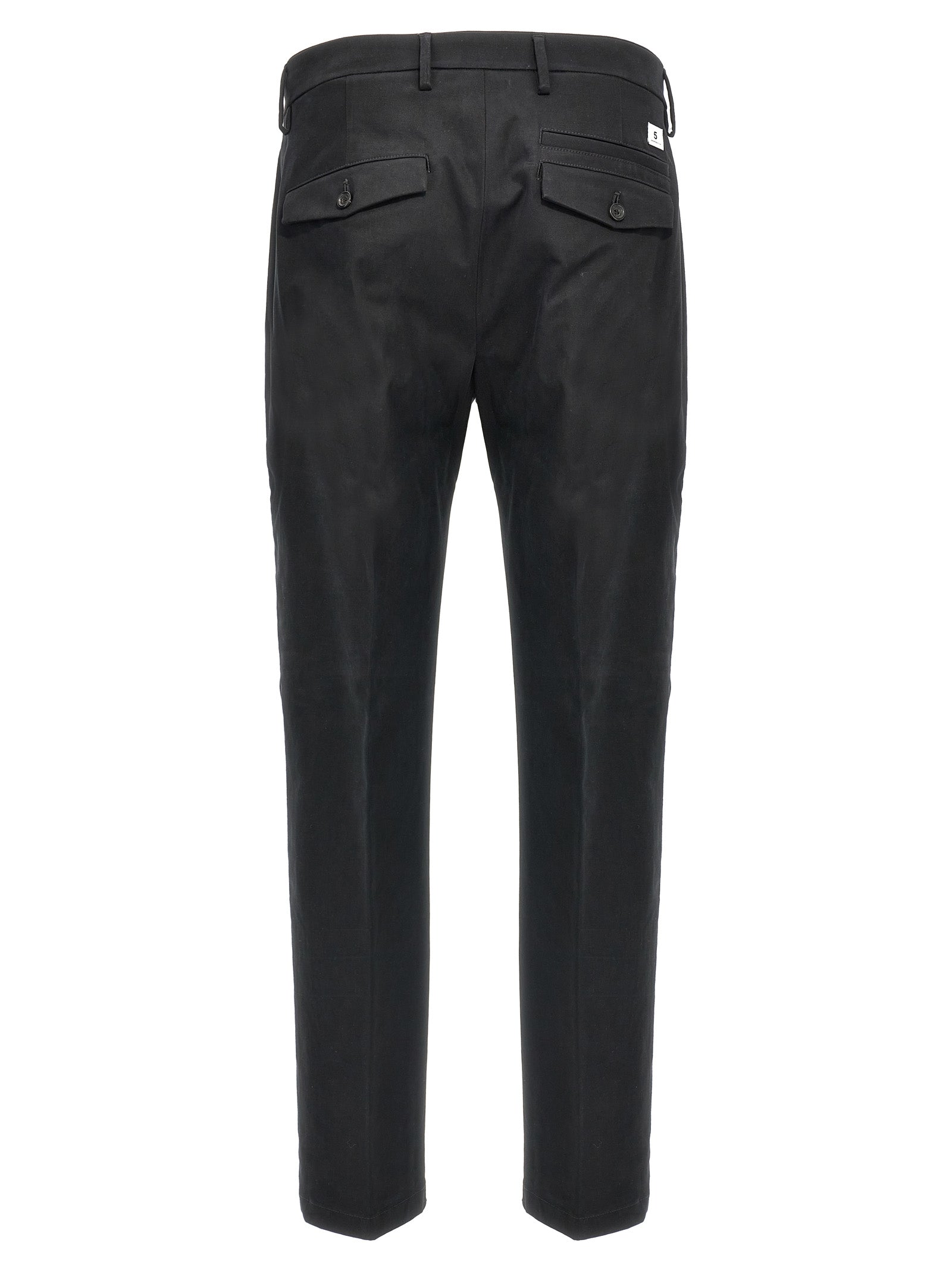 Department 5 Black Cotton Casual Men's Pants