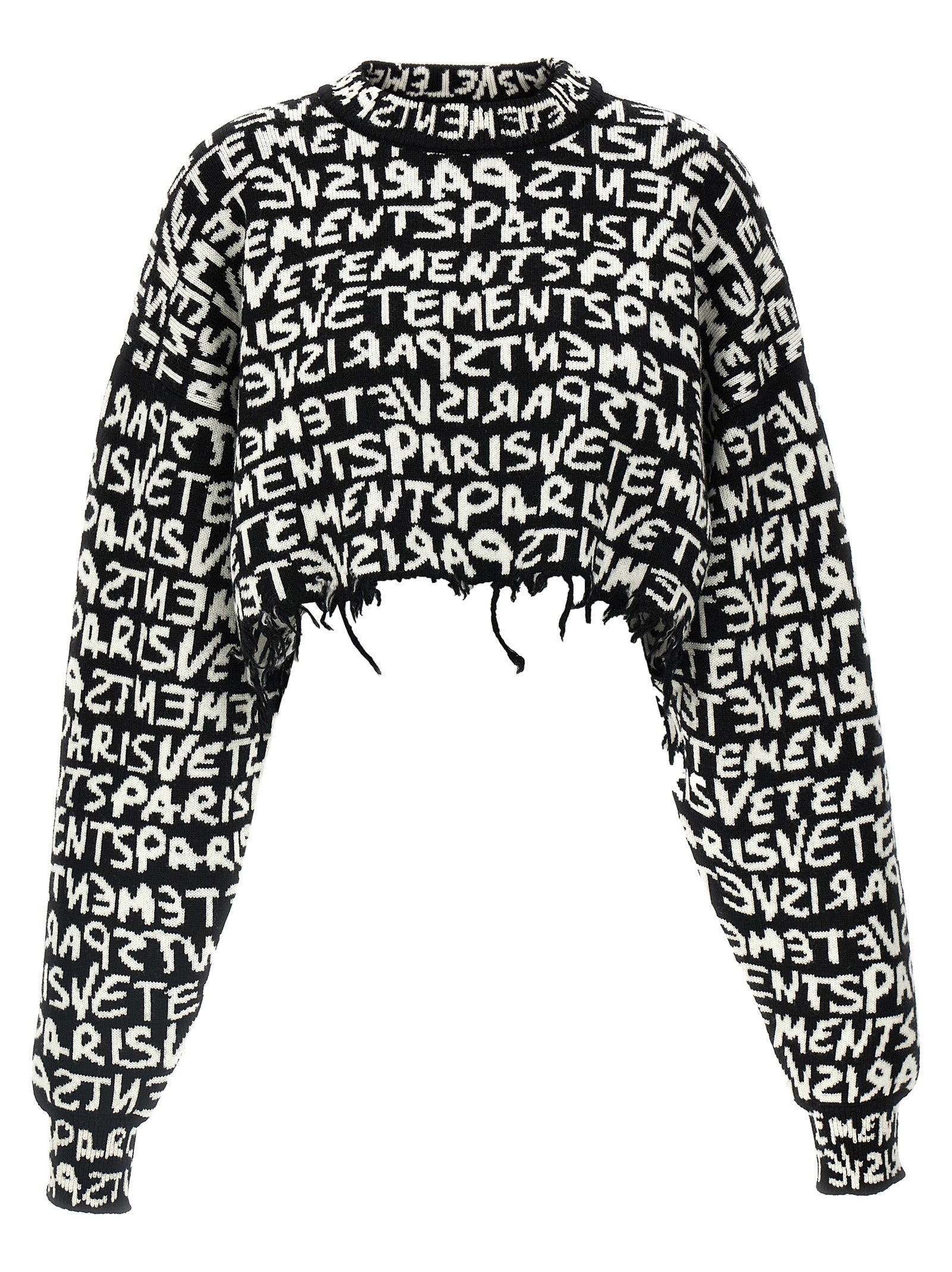 Vetements Bicolor Merino Wool Women's Cardigan