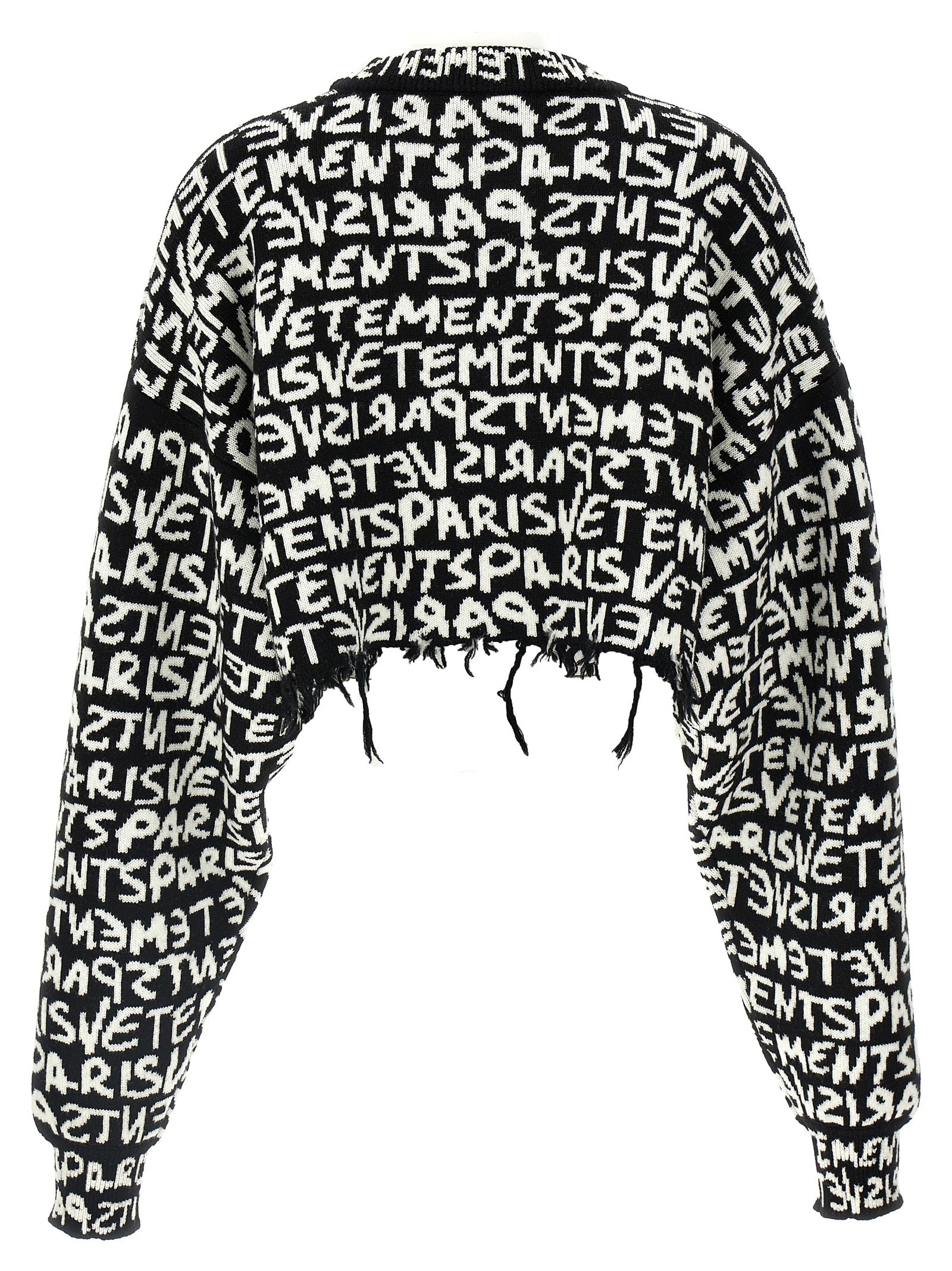 Vetements Bicolor Merino Wool Women's Cardigan