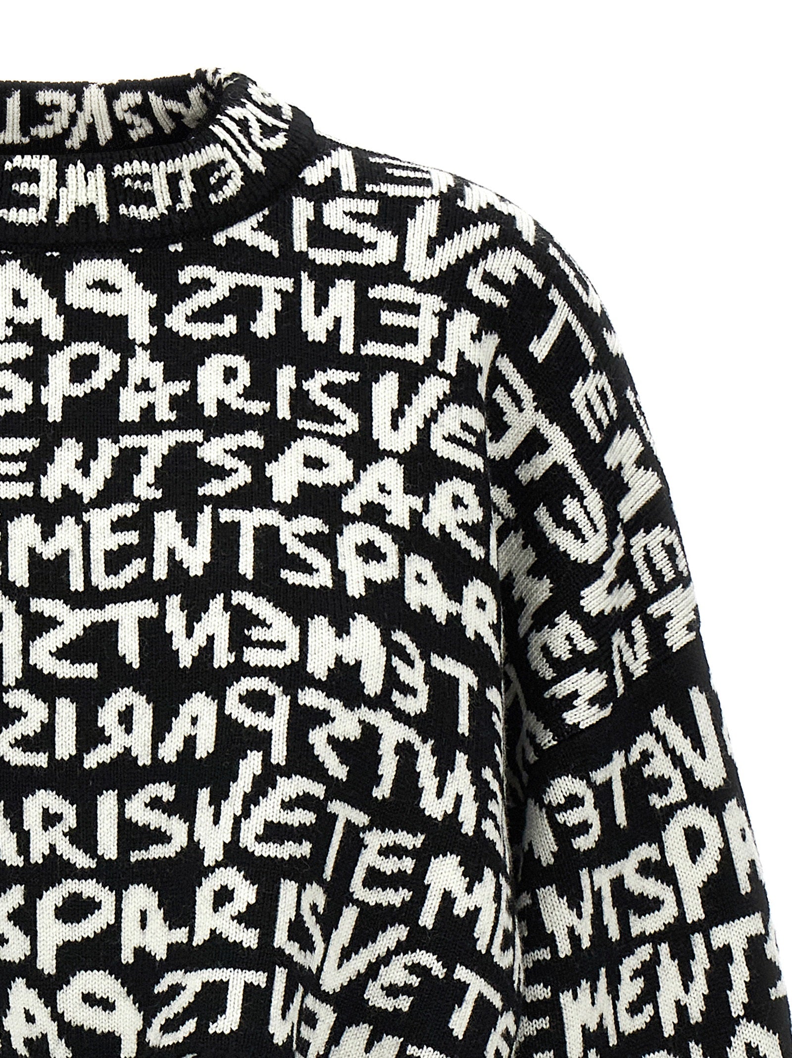 Vetements Bicolor Merino Wool Women's Cardigan