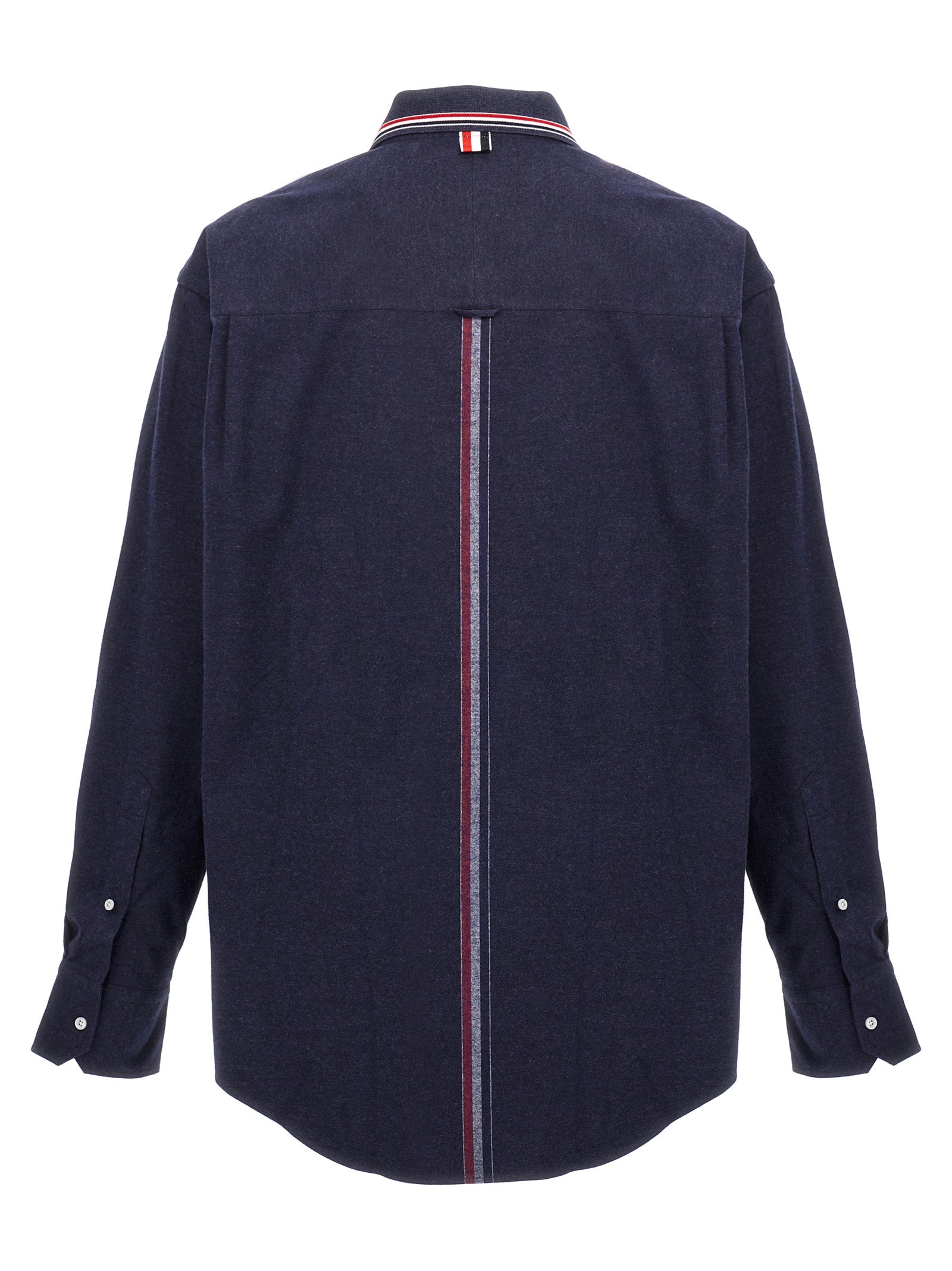 Thom Browne Blue Cotton Men's Blouse
