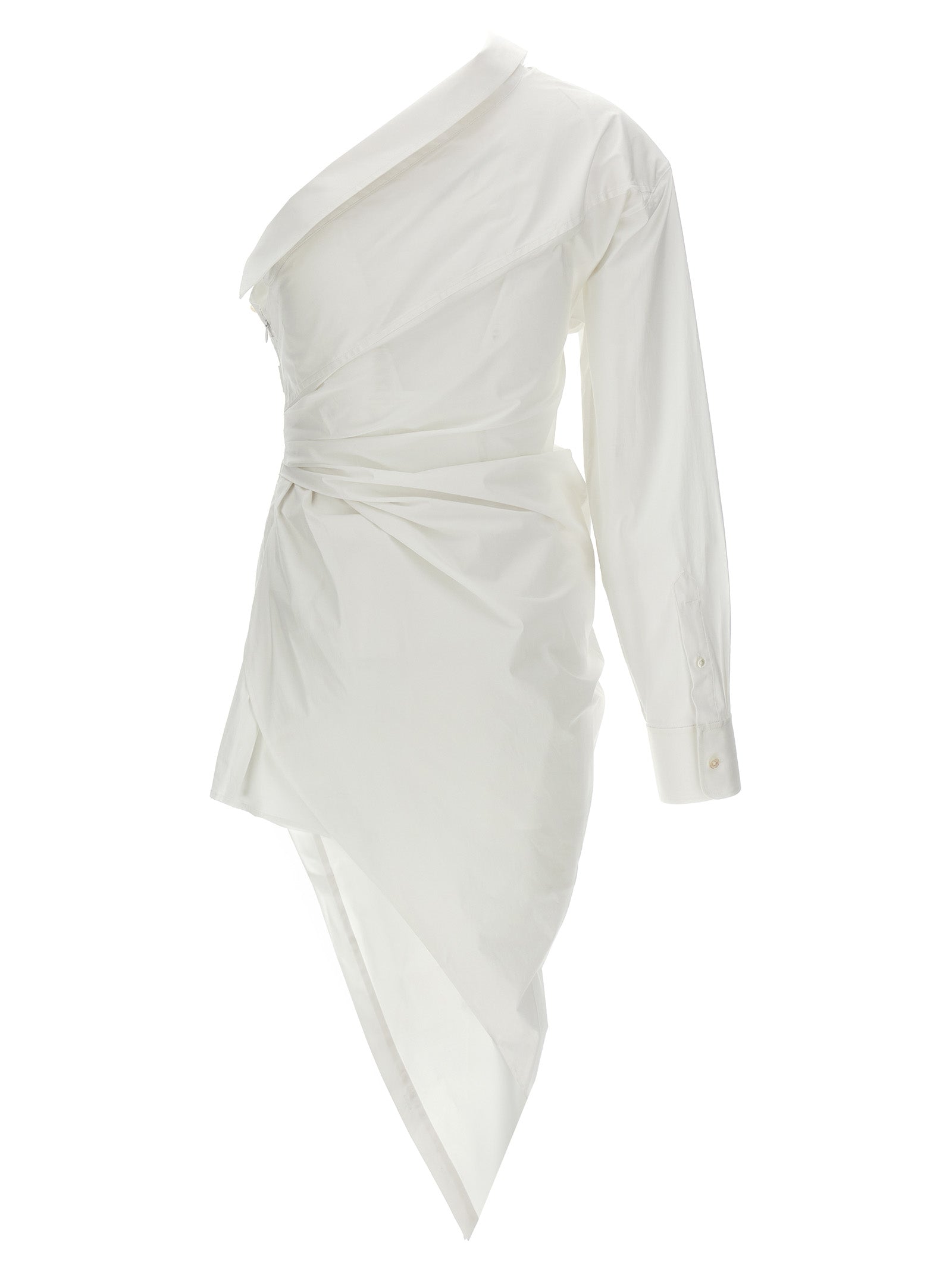 Alexander Wang White Cotton Short Women's Dress