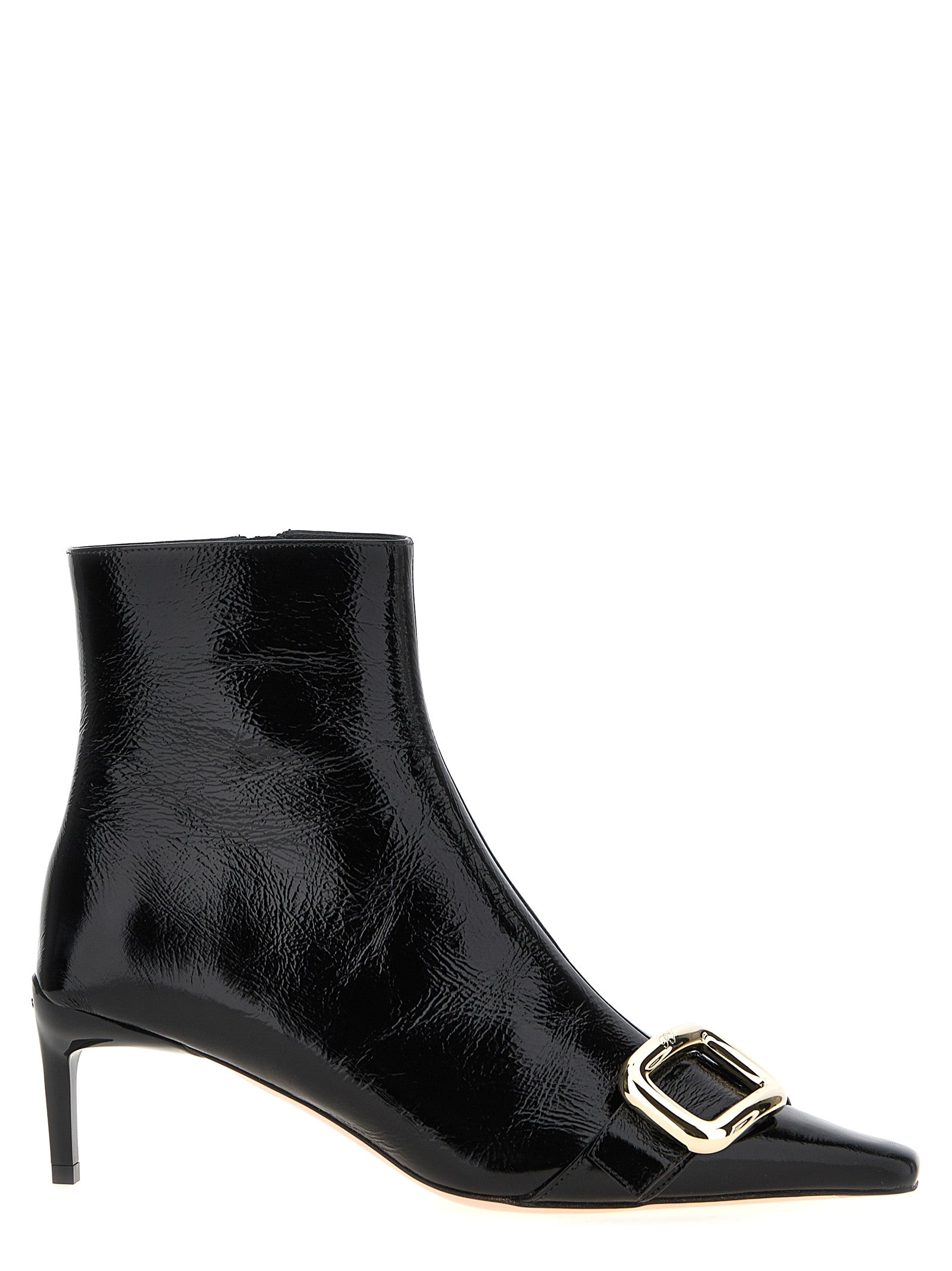 Roger Vivier Black Calfskin Ankle Women's Boots