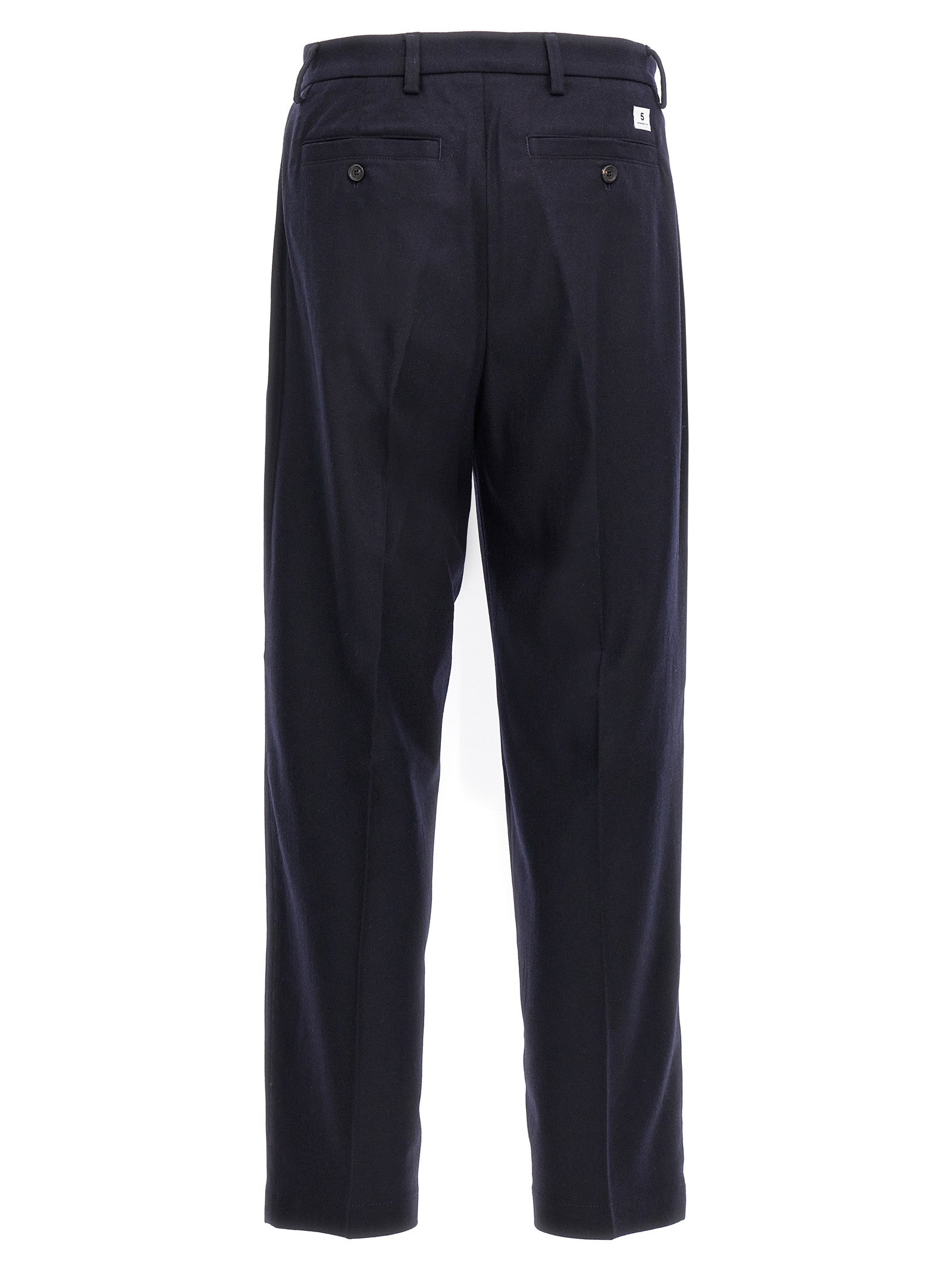 Department 5 Blue Wool Dress Men's Pants